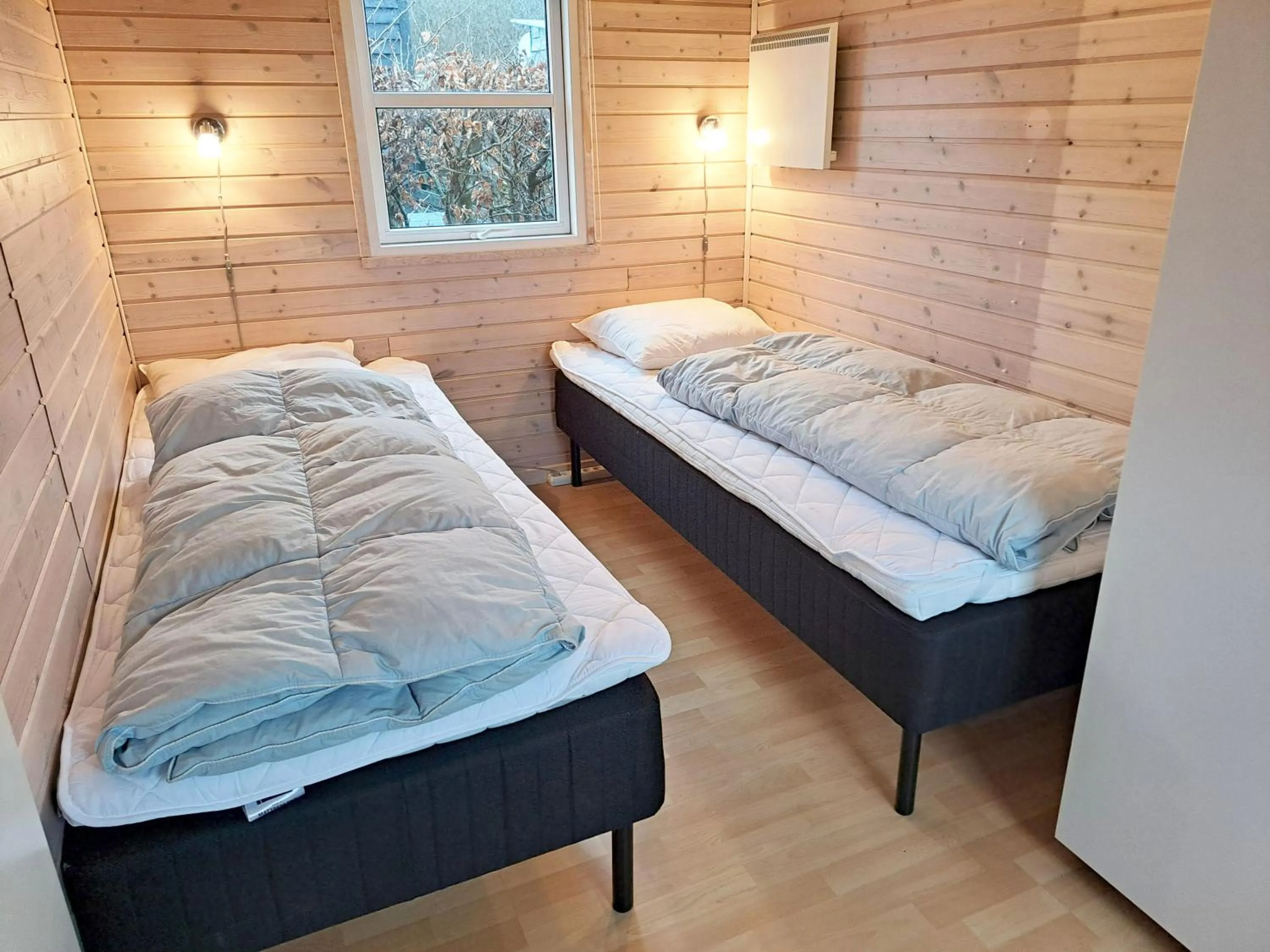 Bed in Toftum Bjerge Camping & Cottages