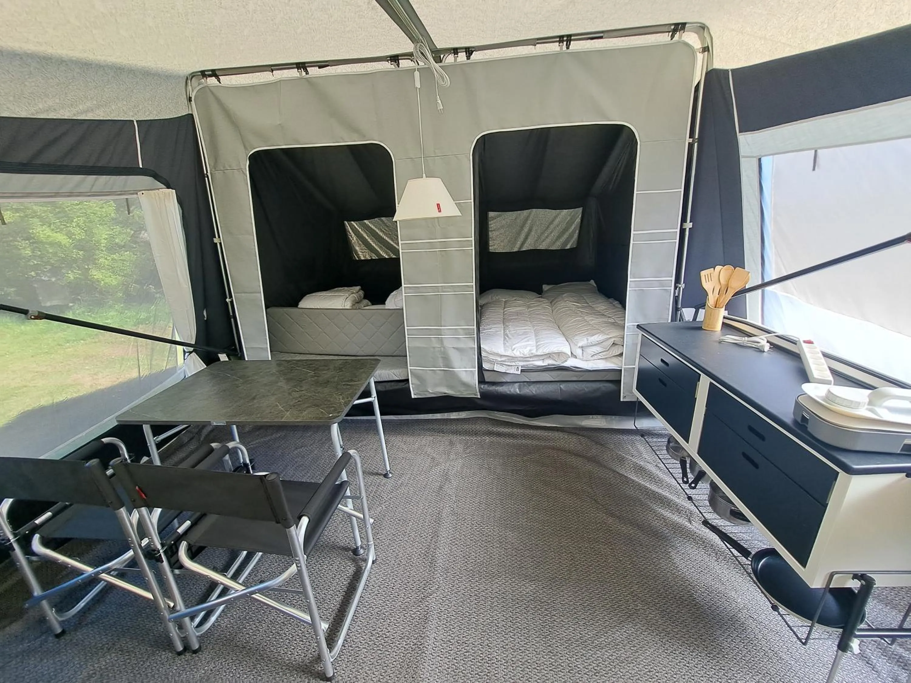 Bed in Toftum Bjerge Camping & Cottages