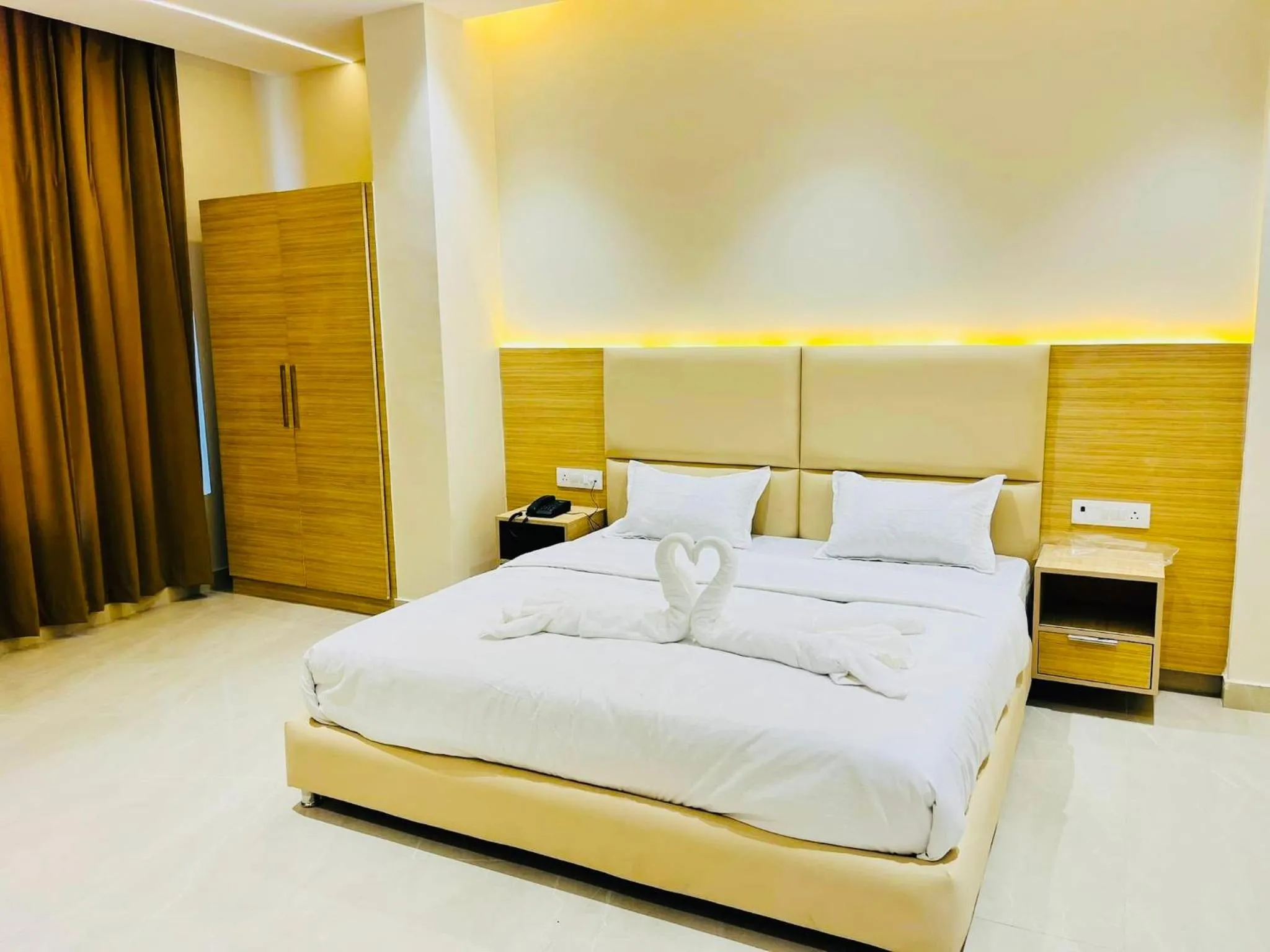 Bed in Hotel The Lotus