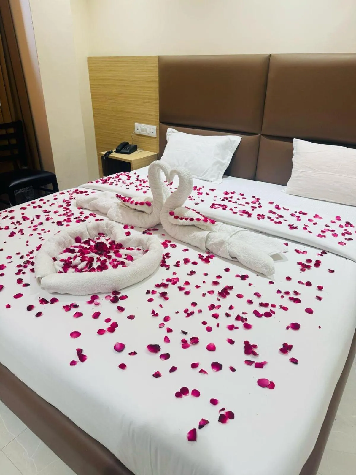 Bed in Hotel The Lotus