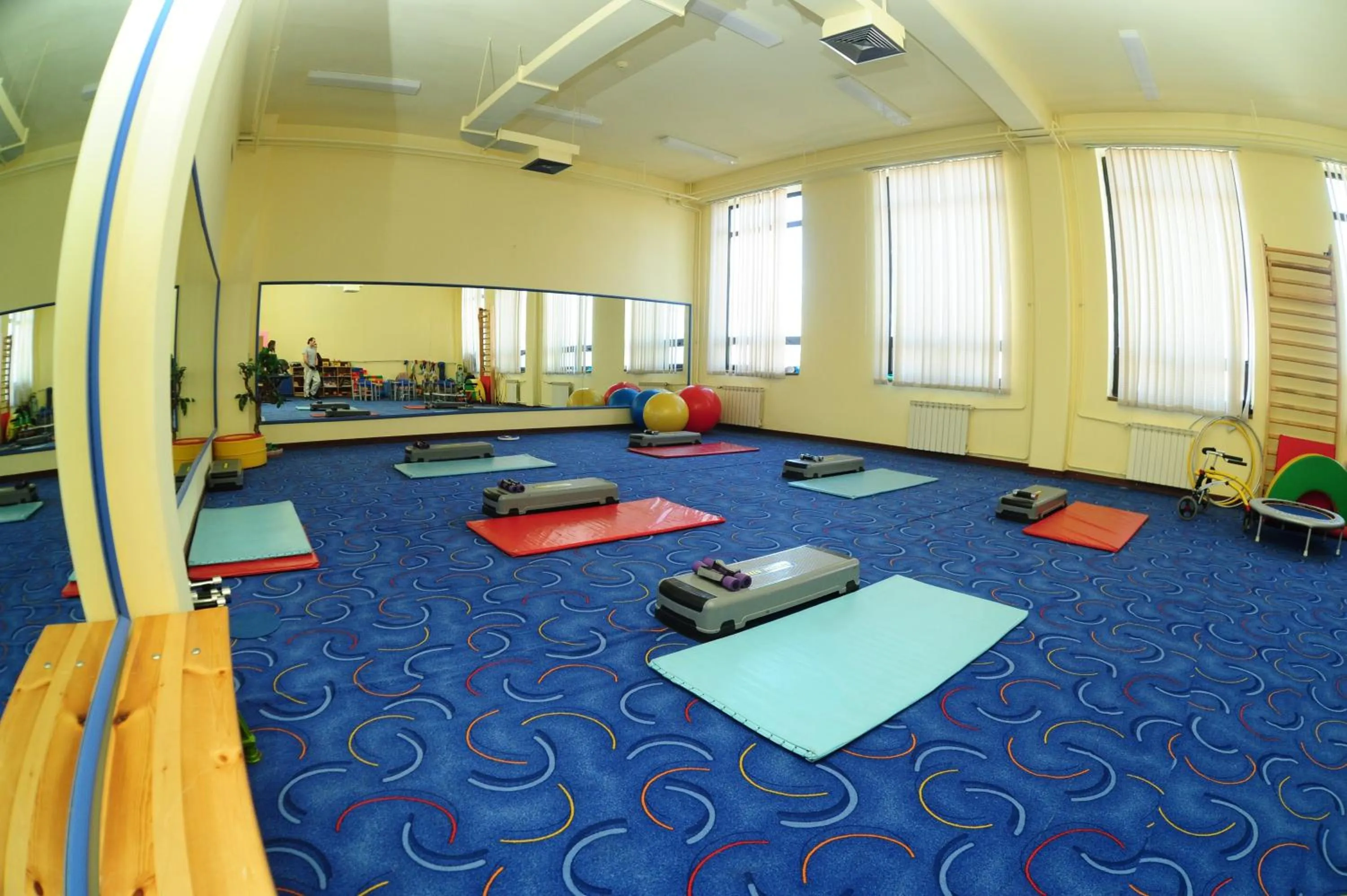 Fitness centre/facilities in Cross Apartments and Tours