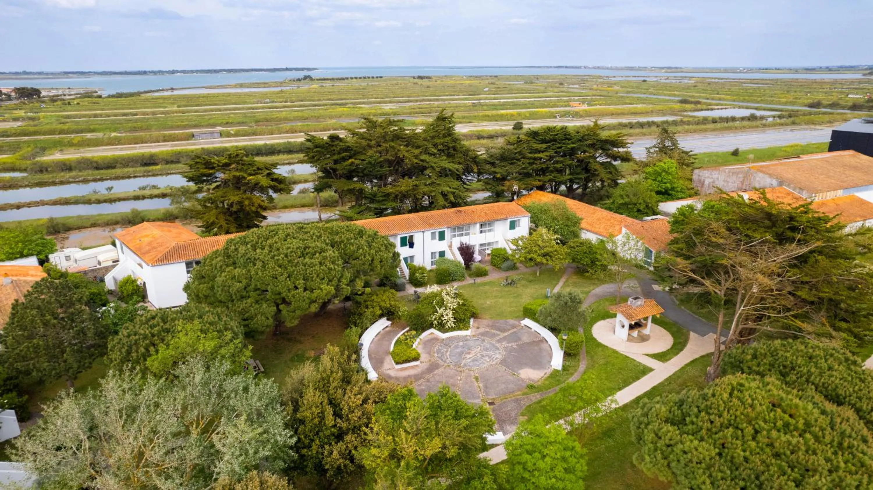 Bird's eye view in VVF Résidence Île de Ré Ars-en-Ré
