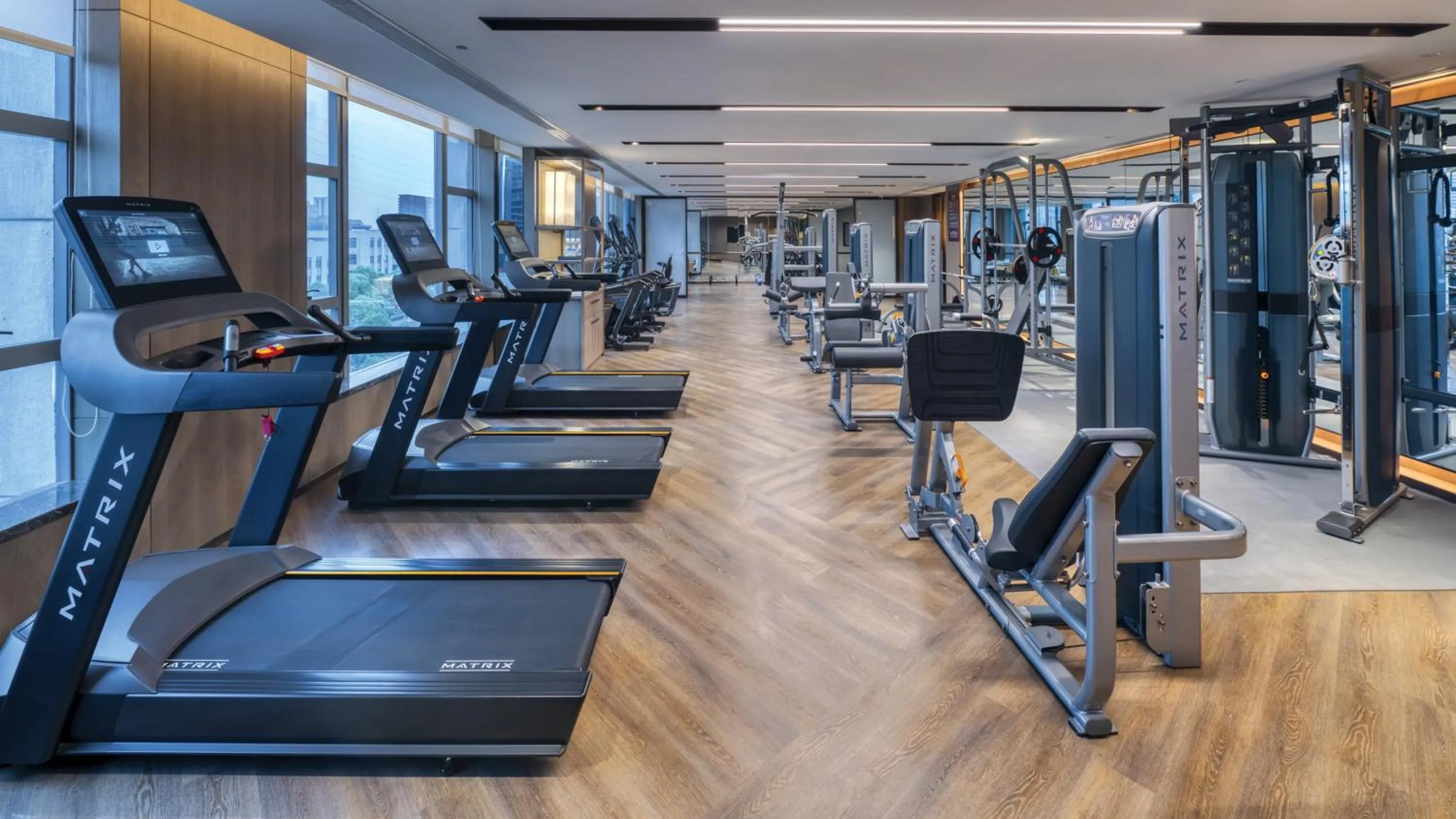 Fitness centre/facilities in Holiday Inn Express Rugao City Center, an IHG Hotel