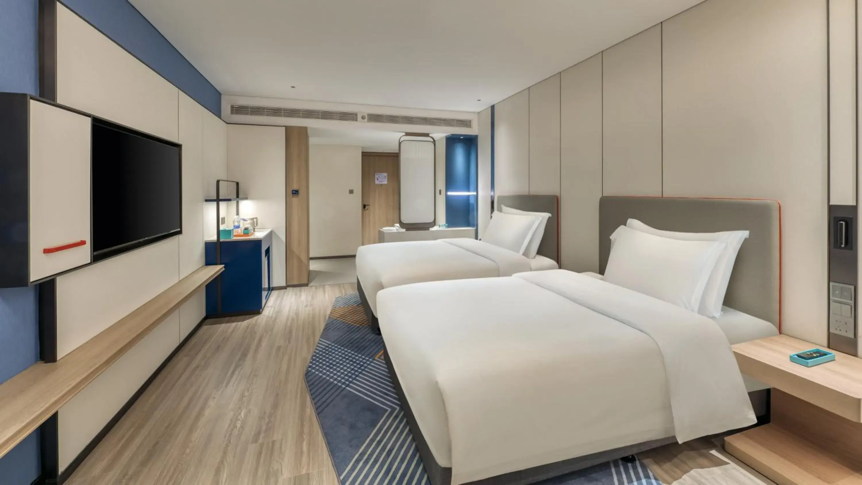 Photo of the whole room, Bed in Holiday Inn Express Rugao City Center, an IHG Hotel Photo of the whole room, Bed in Holiday Inn Express Rugao City Center, an IHG Hotel