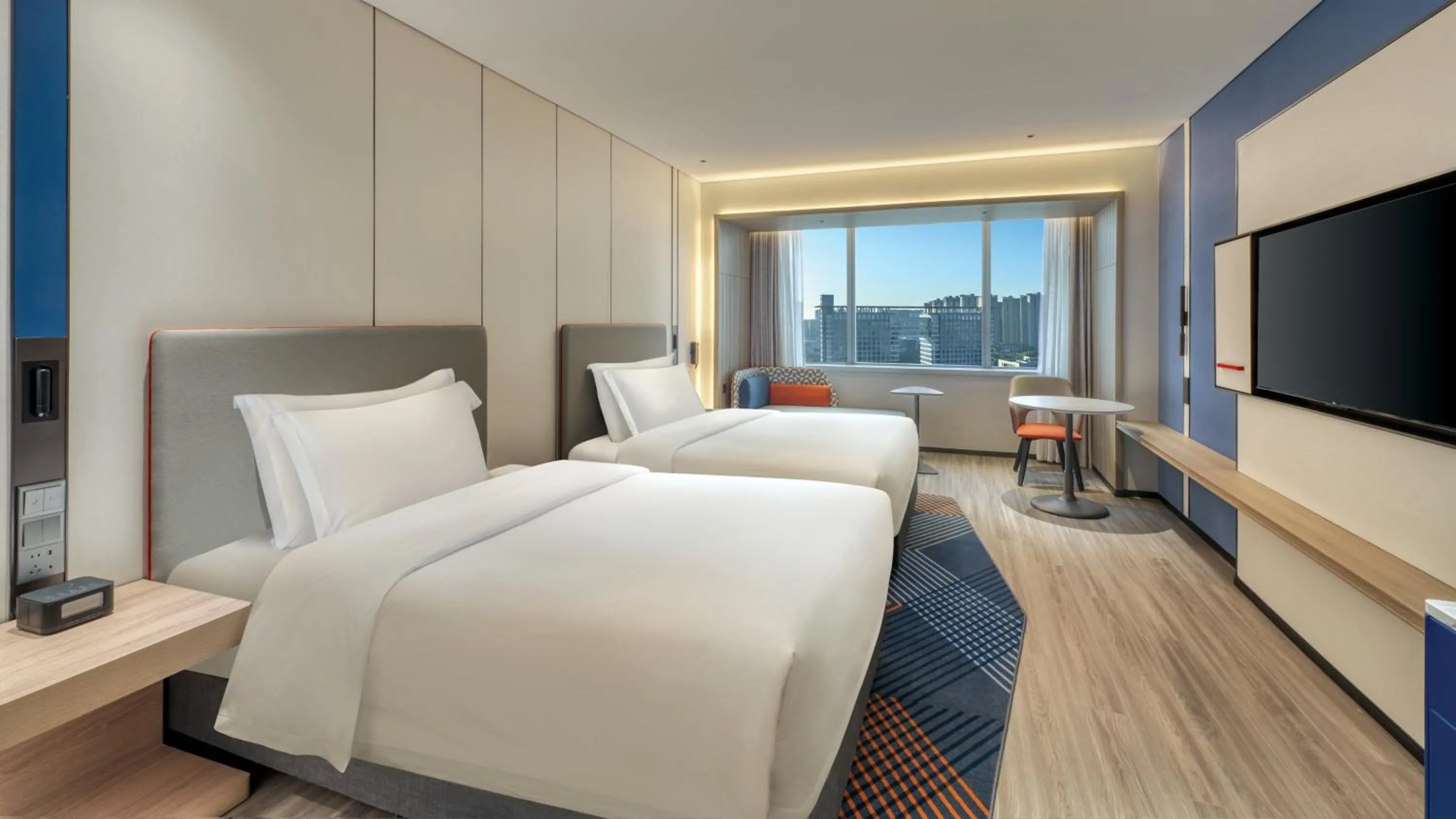 Bedroom, Bed in Holiday Inn Express Rugao City Center, an IHG Hotel