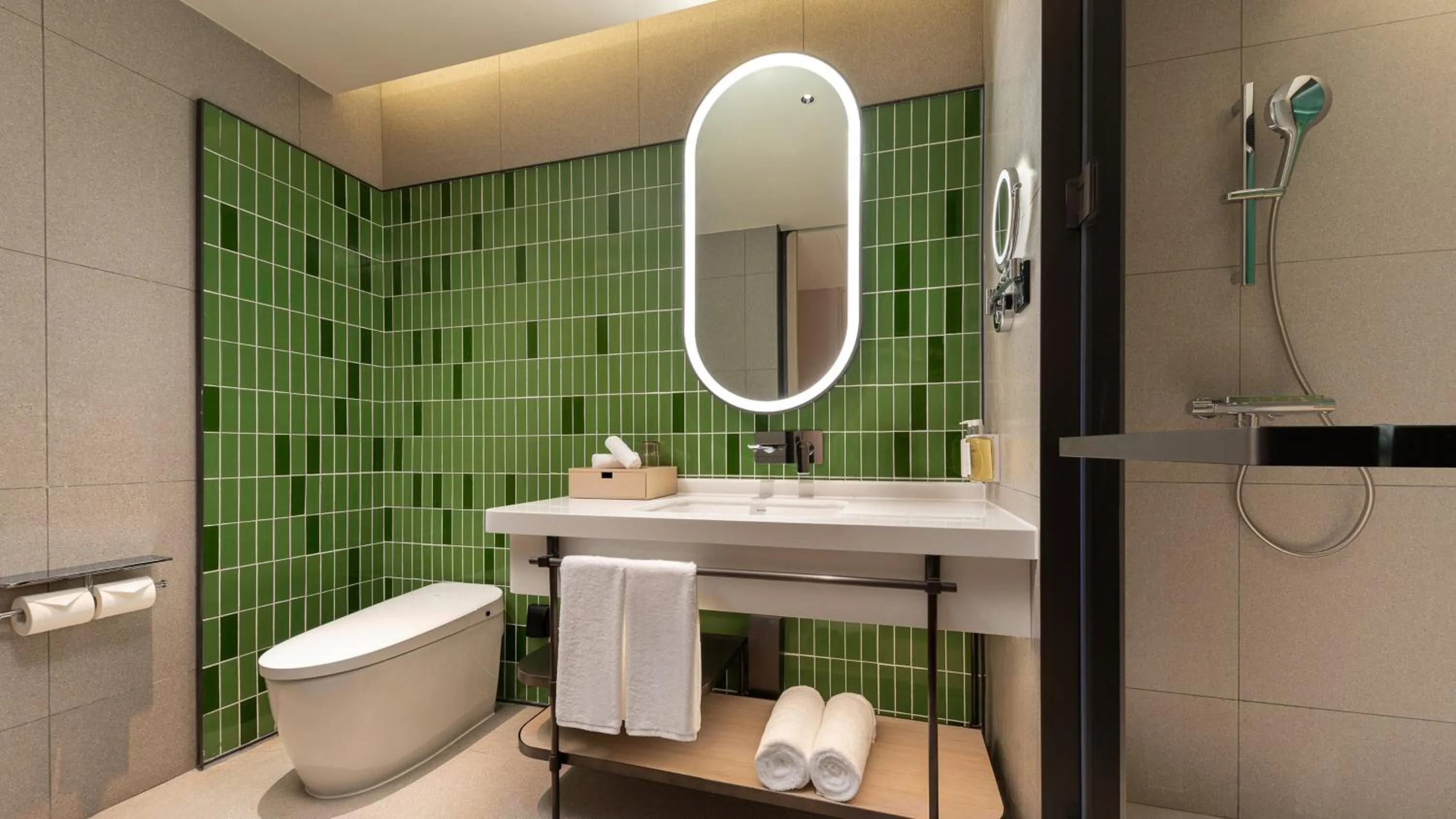 Bathroom in Holiday Inn Shanghai Pudong Airport, an IHG Hotel