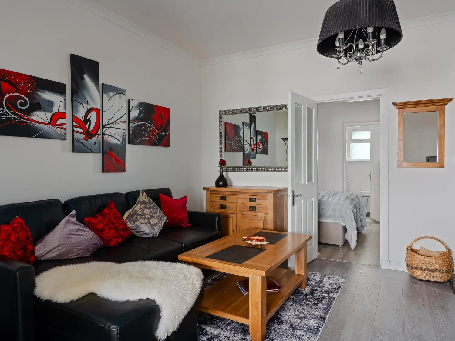 Seating area in Ards House