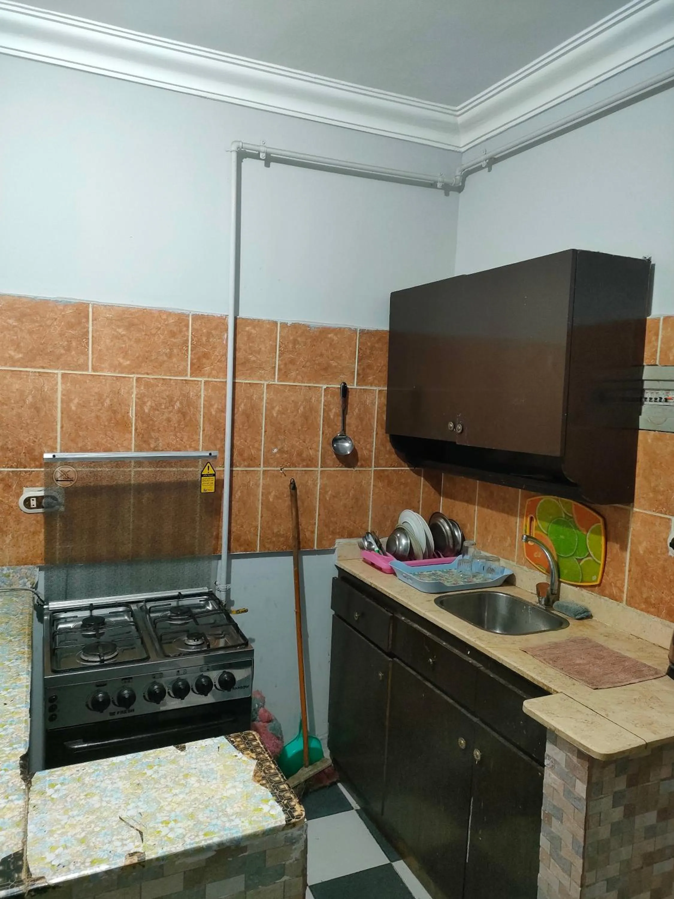 kitchen in Al Dahar apartments Hurghada