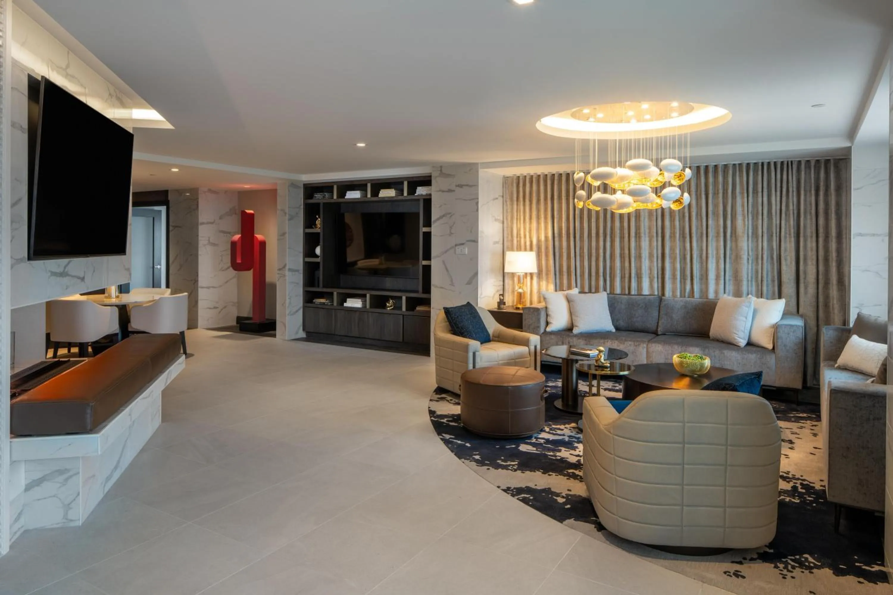 Living room in Live Casino & Hotel Louisiana, Curio Collection by Hilton