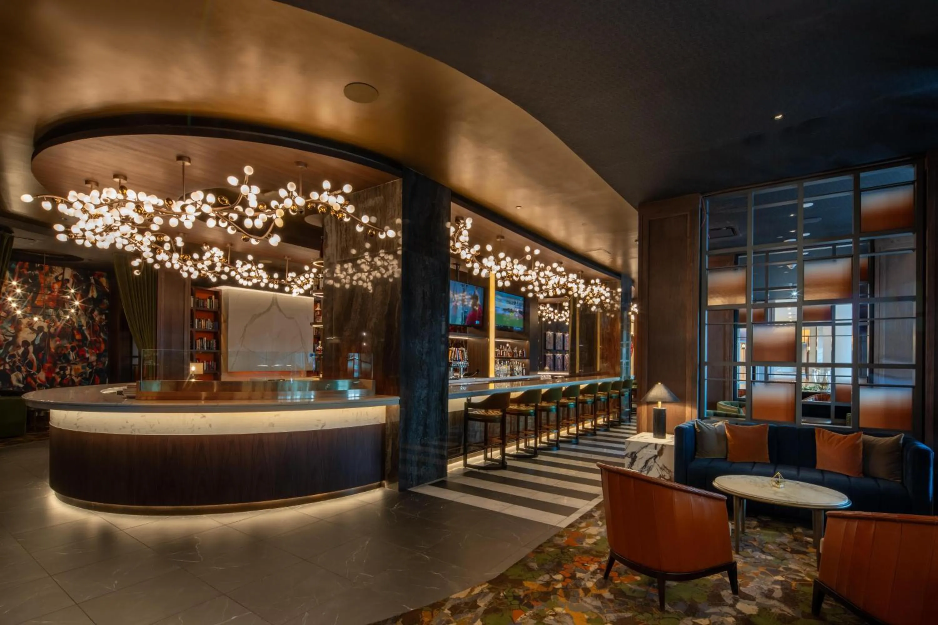 Lounge or bar in Live Casino & Hotel Louisiana, Curio Collection by Hilton