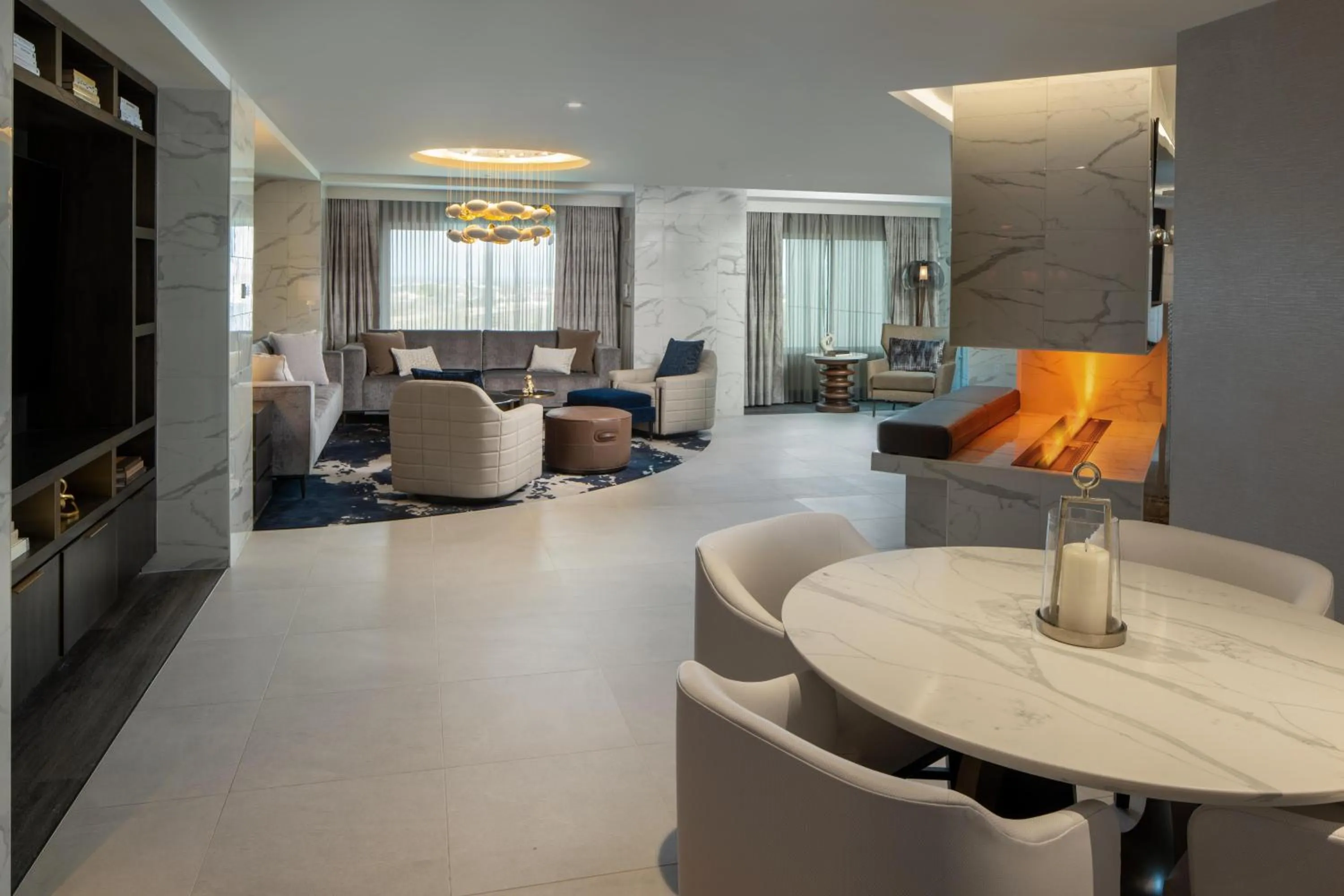 Living room in Live Casino & Hotel Louisiana, Curio Collection by Hilton