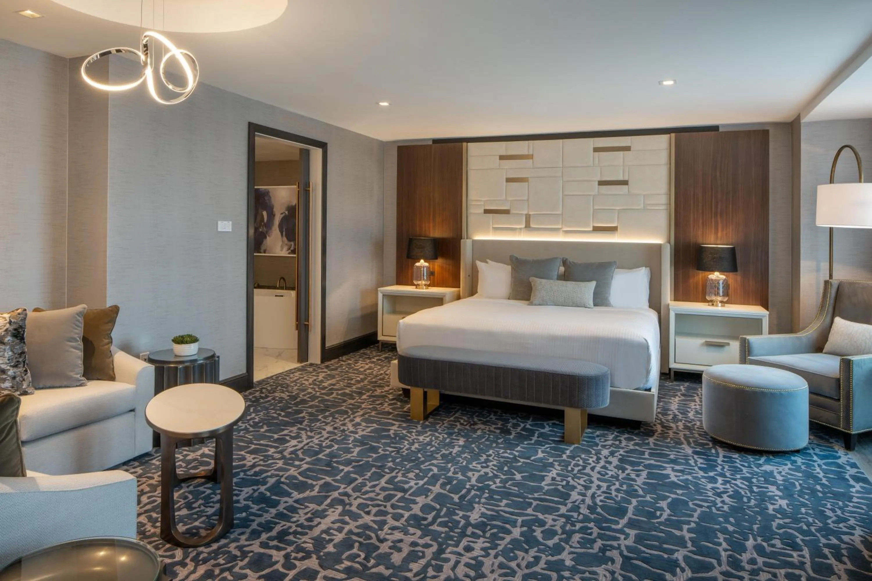 Bed in Live Casino & Hotel Louisiana, Curio Collection by Hilton