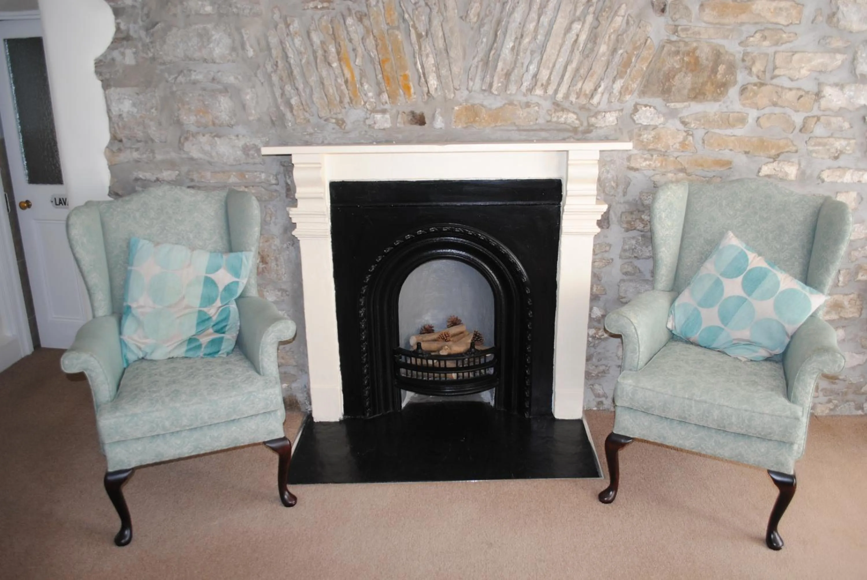 Seating area in Sykes House