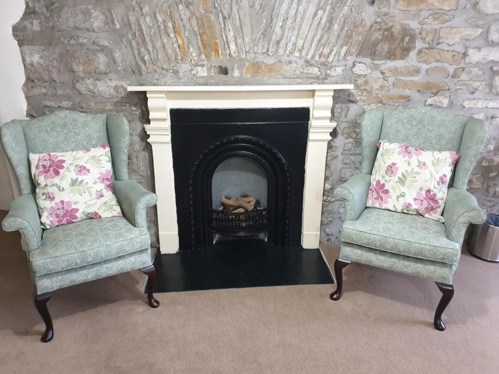 Seating area in Sykes House