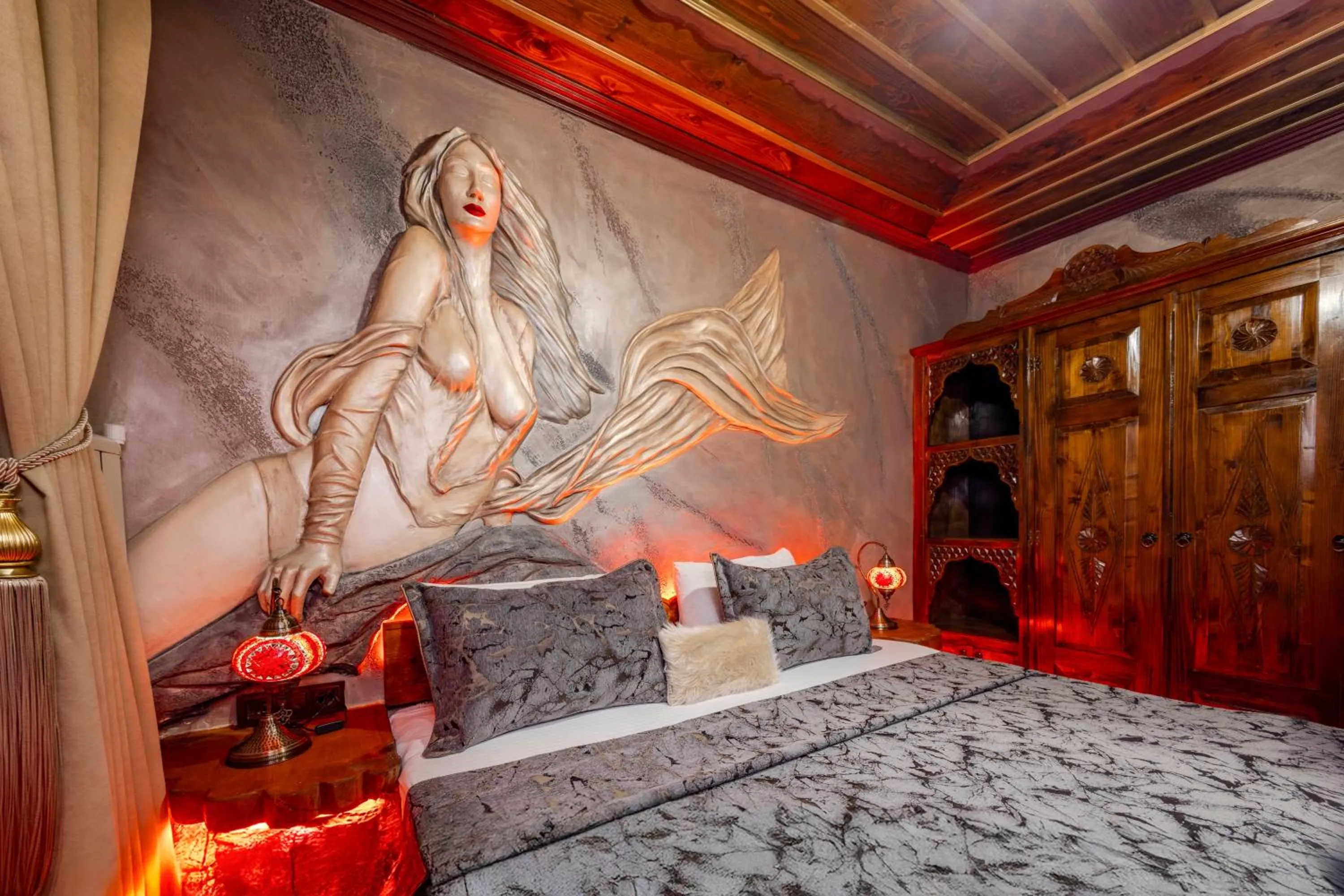 Bed in Historical Goreme House