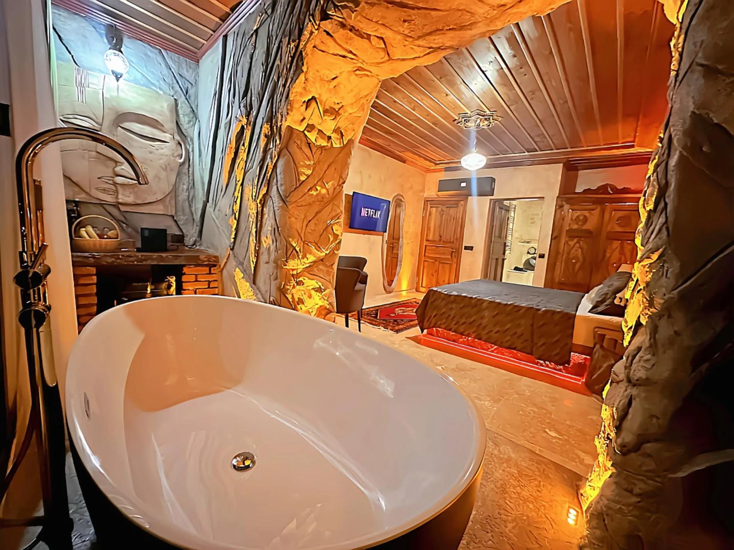 Bed in Historical Goreme House