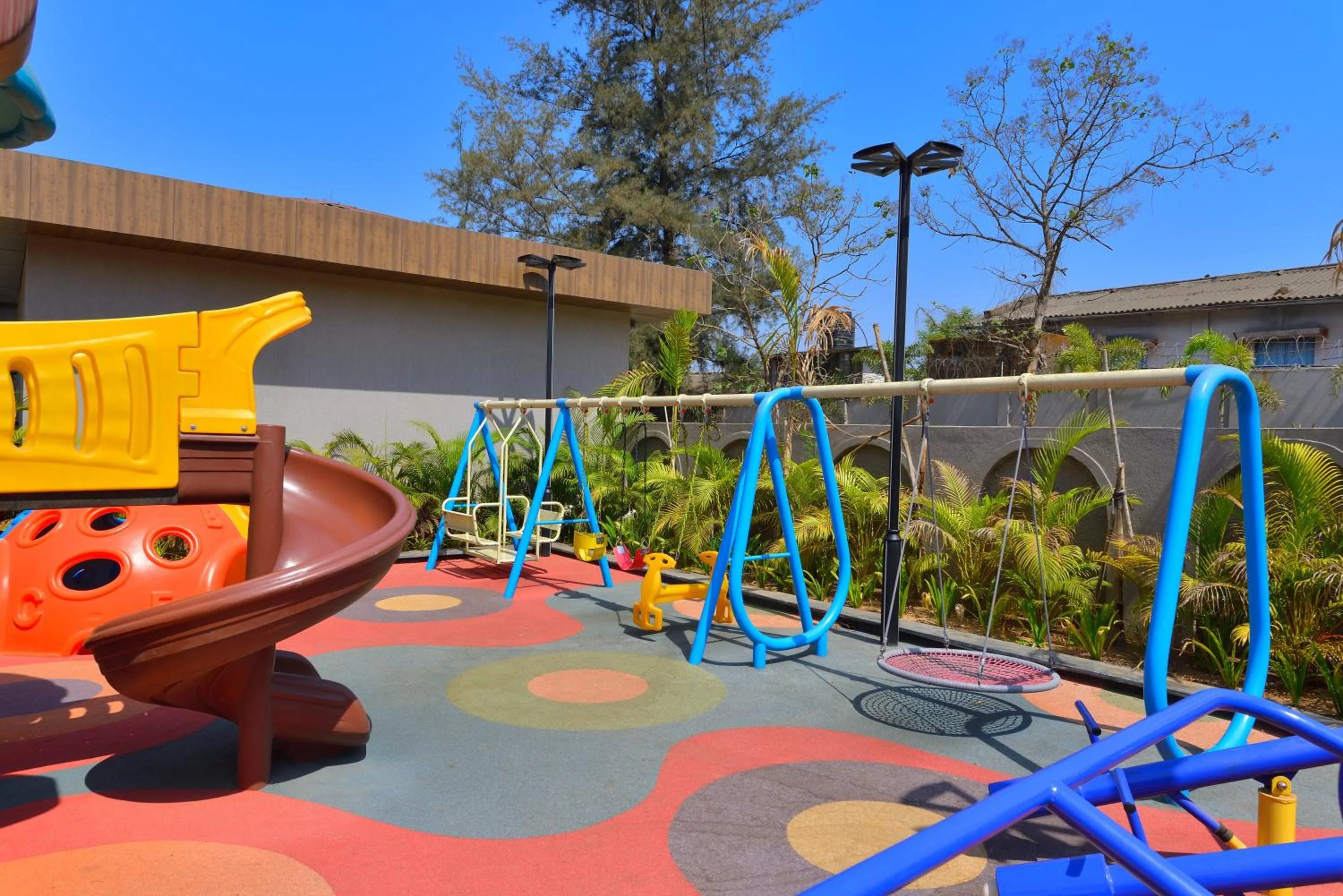 Children play ground in Treat Resort Silvassa