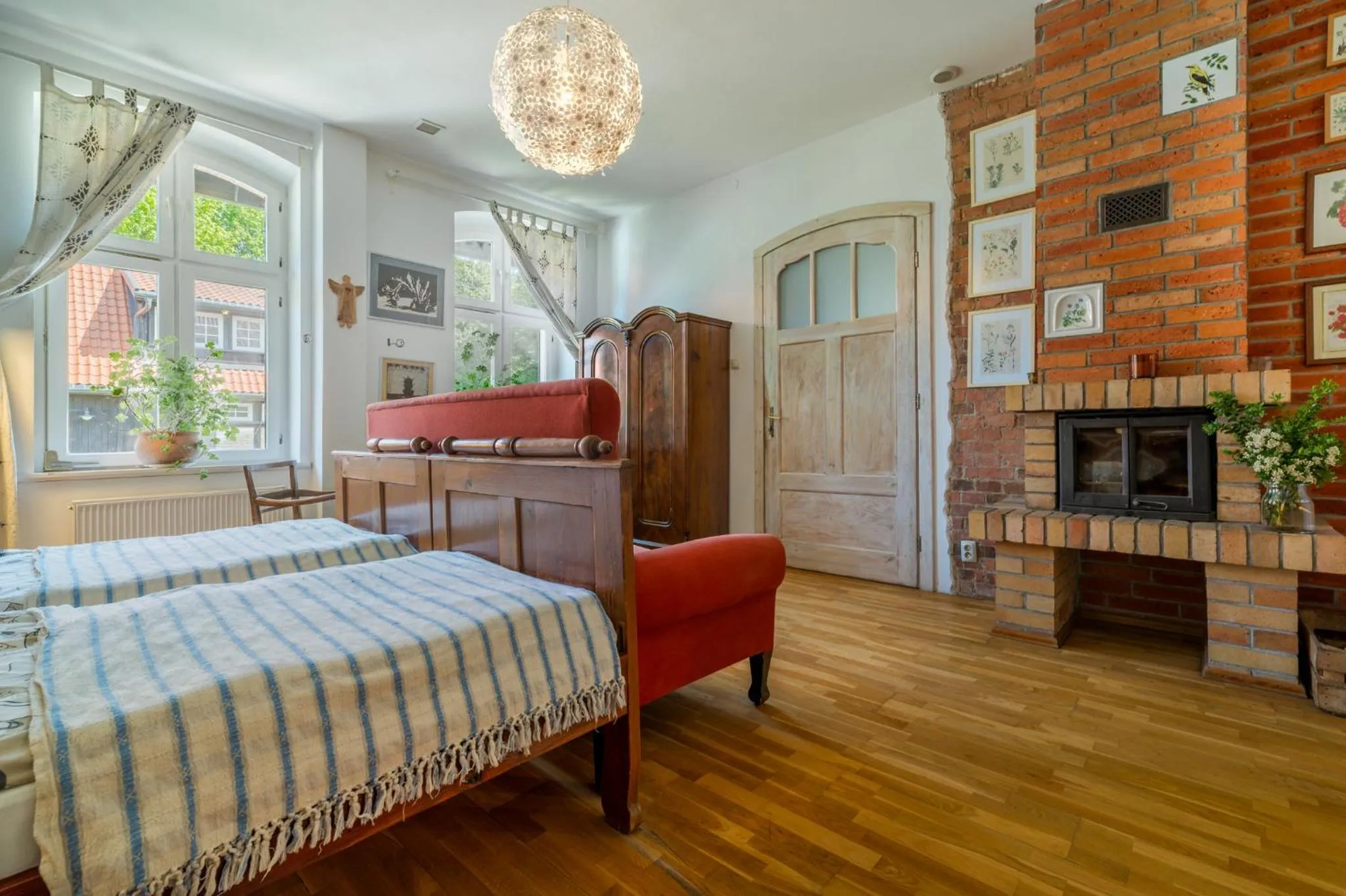 Bedroom, Bed in Dom Gościnny Stara Szkoła