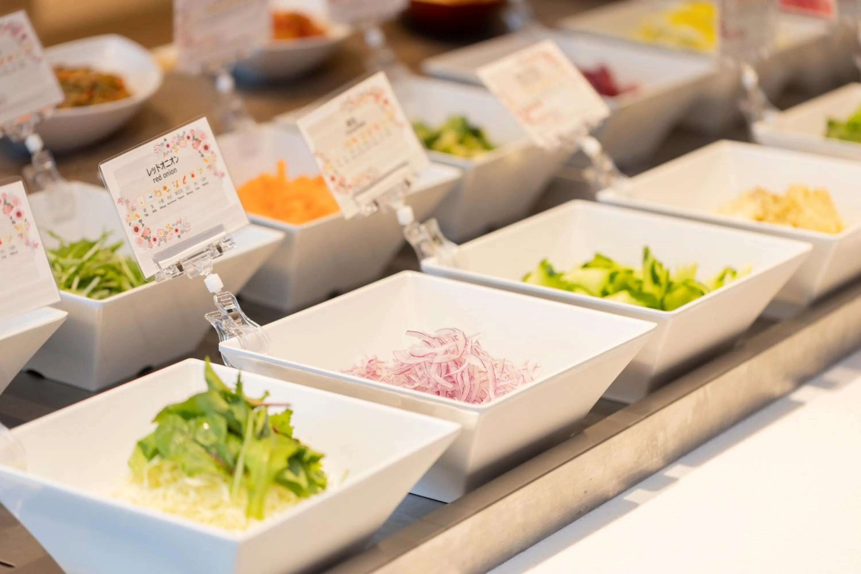 Breakfast in Hiyori Hotel Osaka Suminoekoen Station