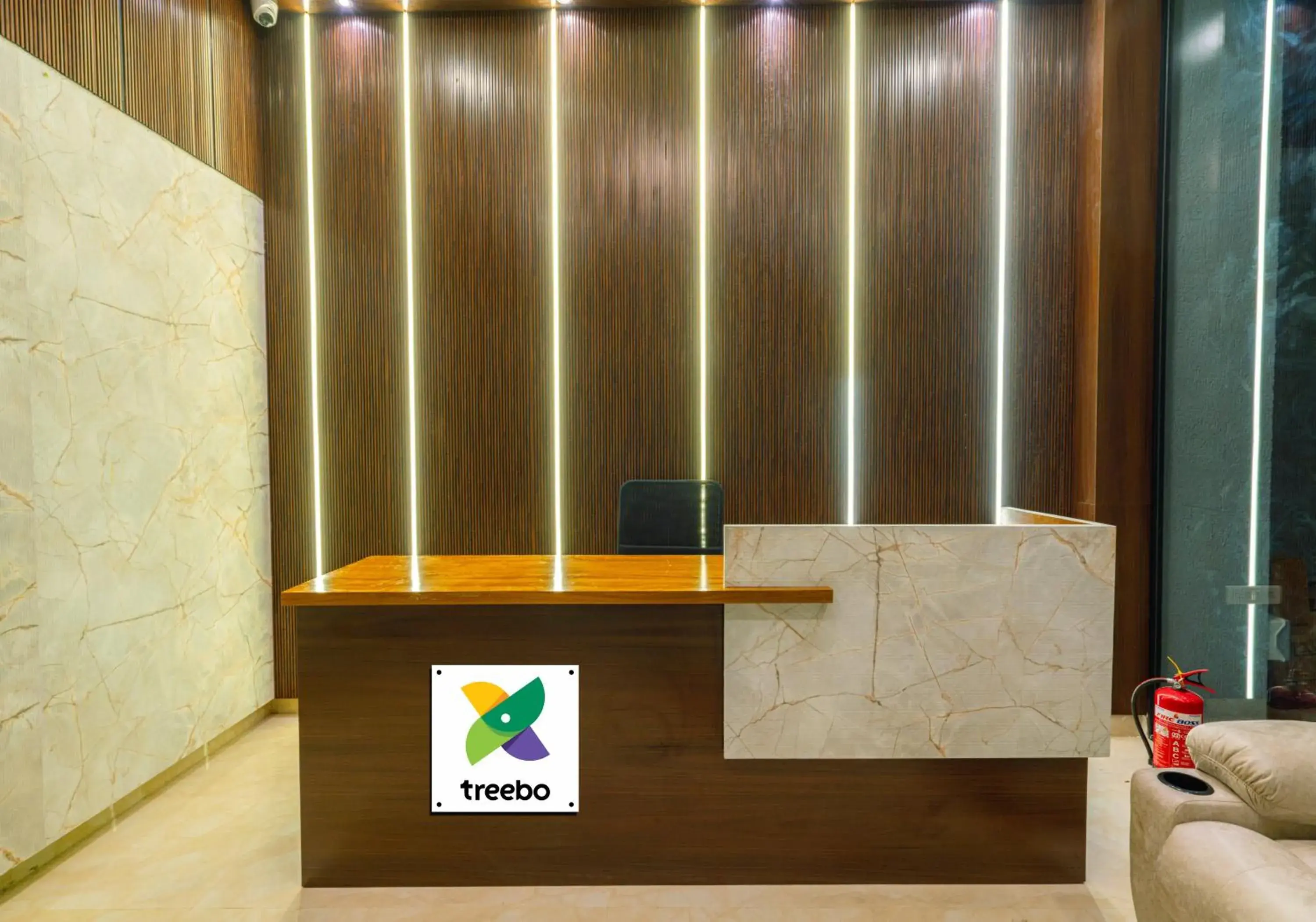 Lobby or reception in Treebo The Living Tree Khairatabad Lobby or reception in Treebo The Living Tree Khairatabad