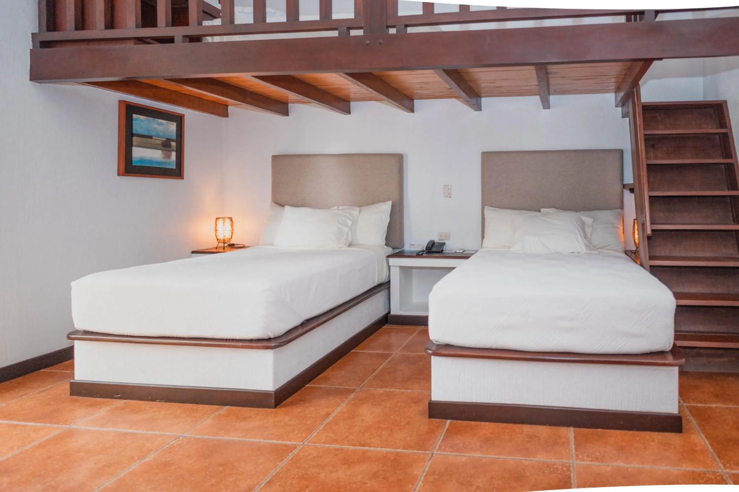 Bed in Boca Olas Resort Villas