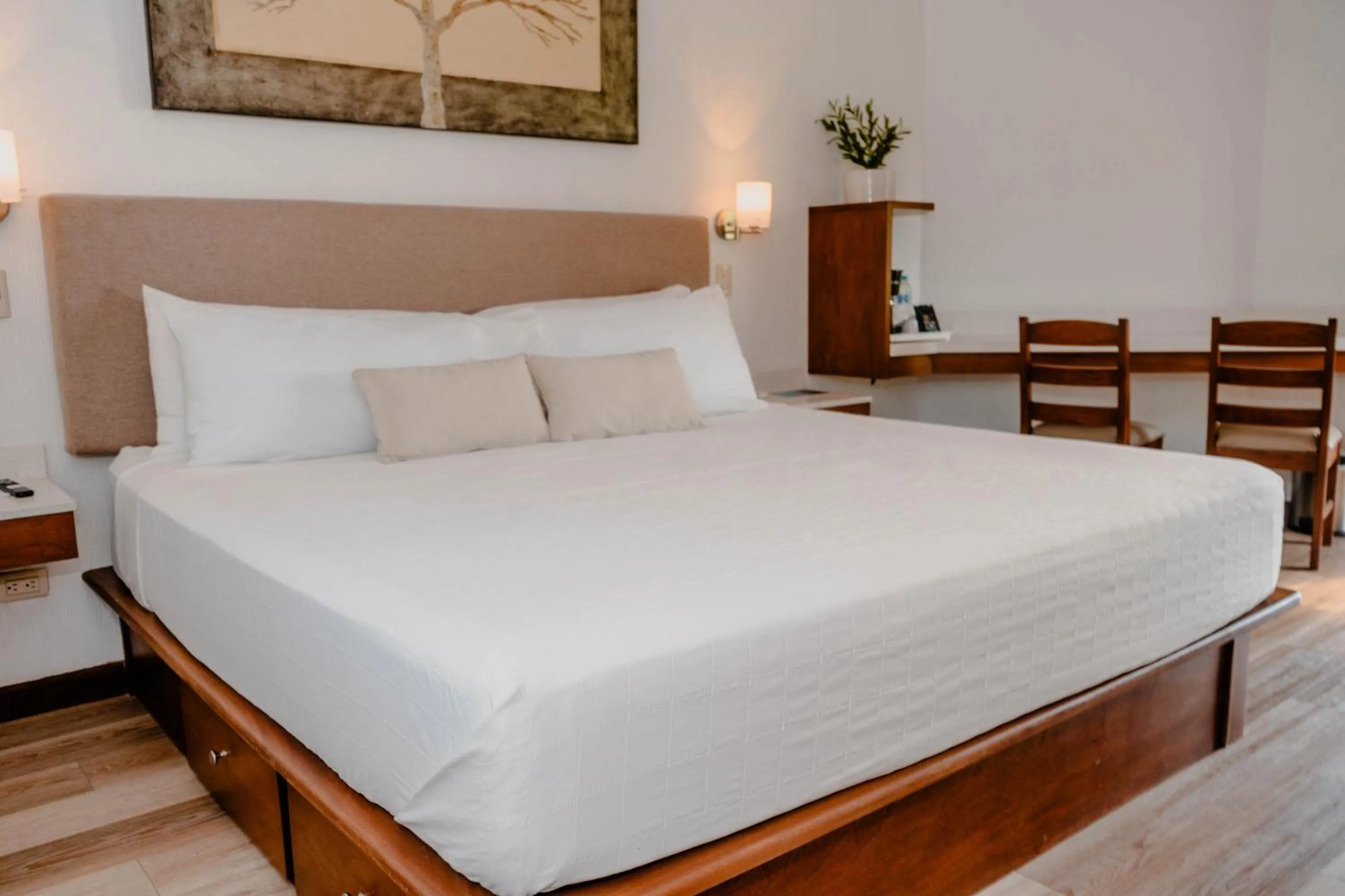 Bed in Boca Olas Resort Villas