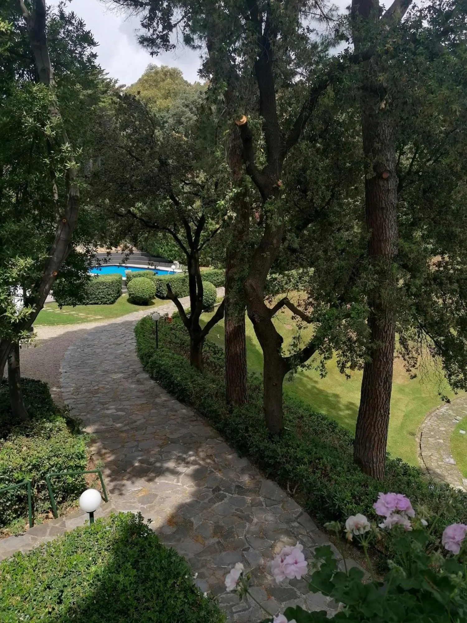 Garden view in Villa Domus 1938
