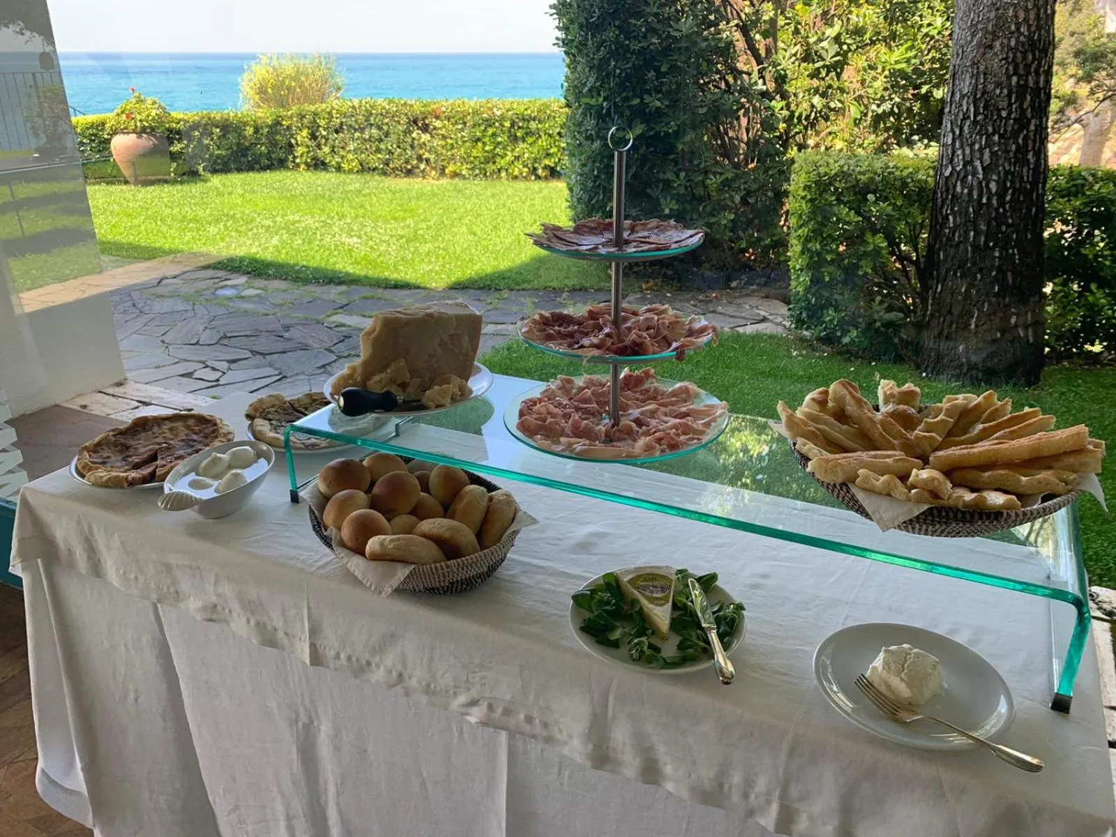 Garden view in Villa Domus 1938