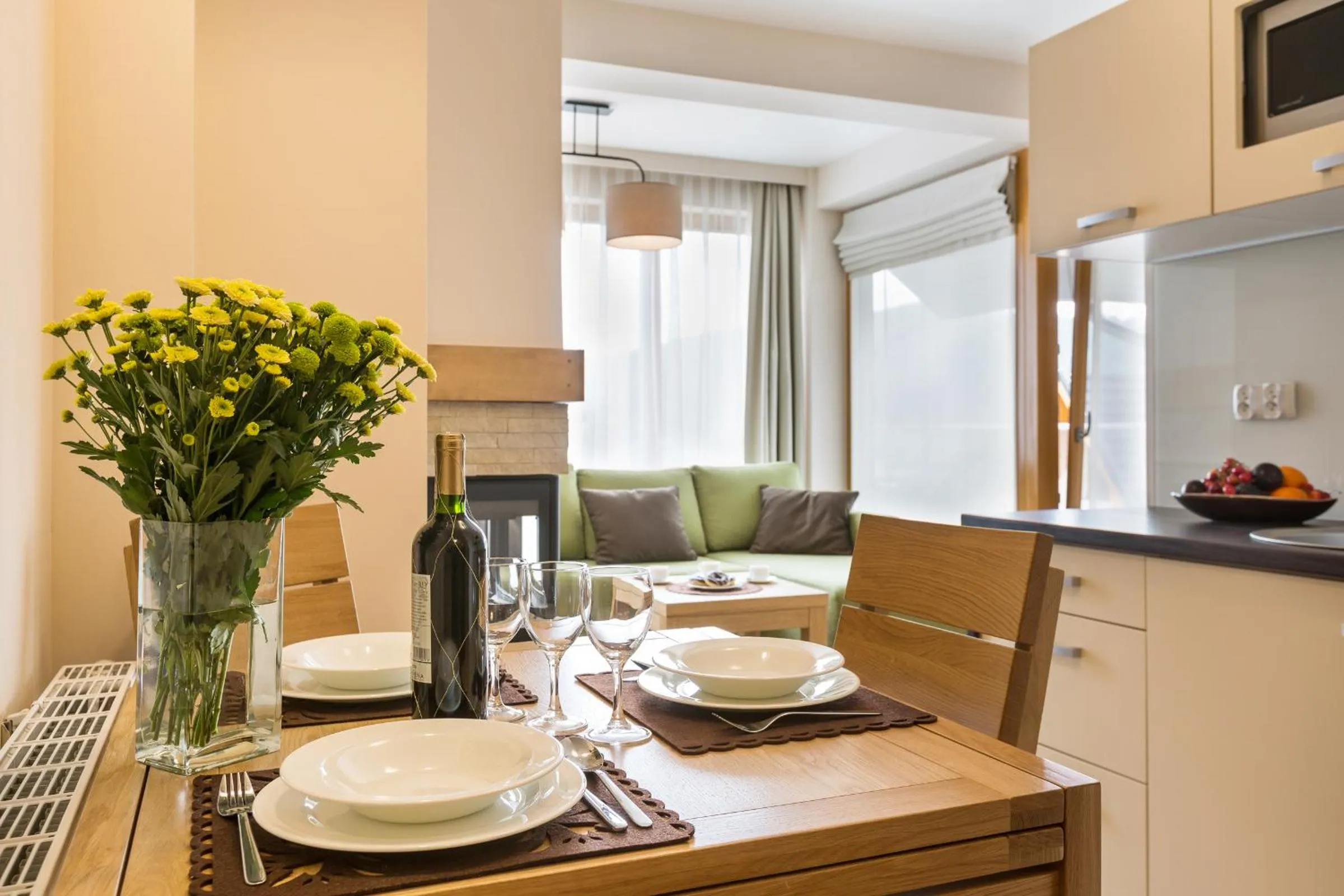 Kitchen or kitchenette in Smrekowa Polana Resort & Spa