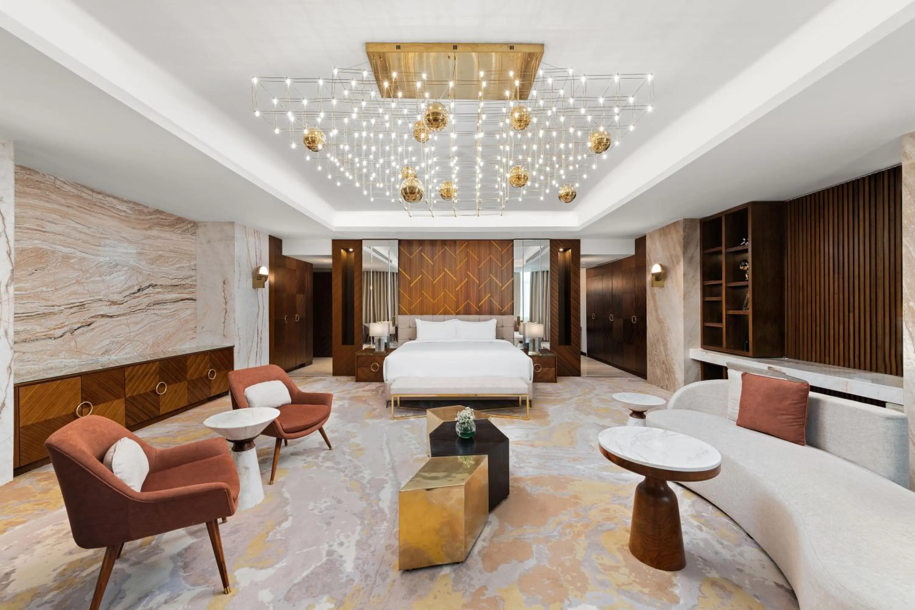 Bed in Movenpick Hotel Centaurus Islamabad