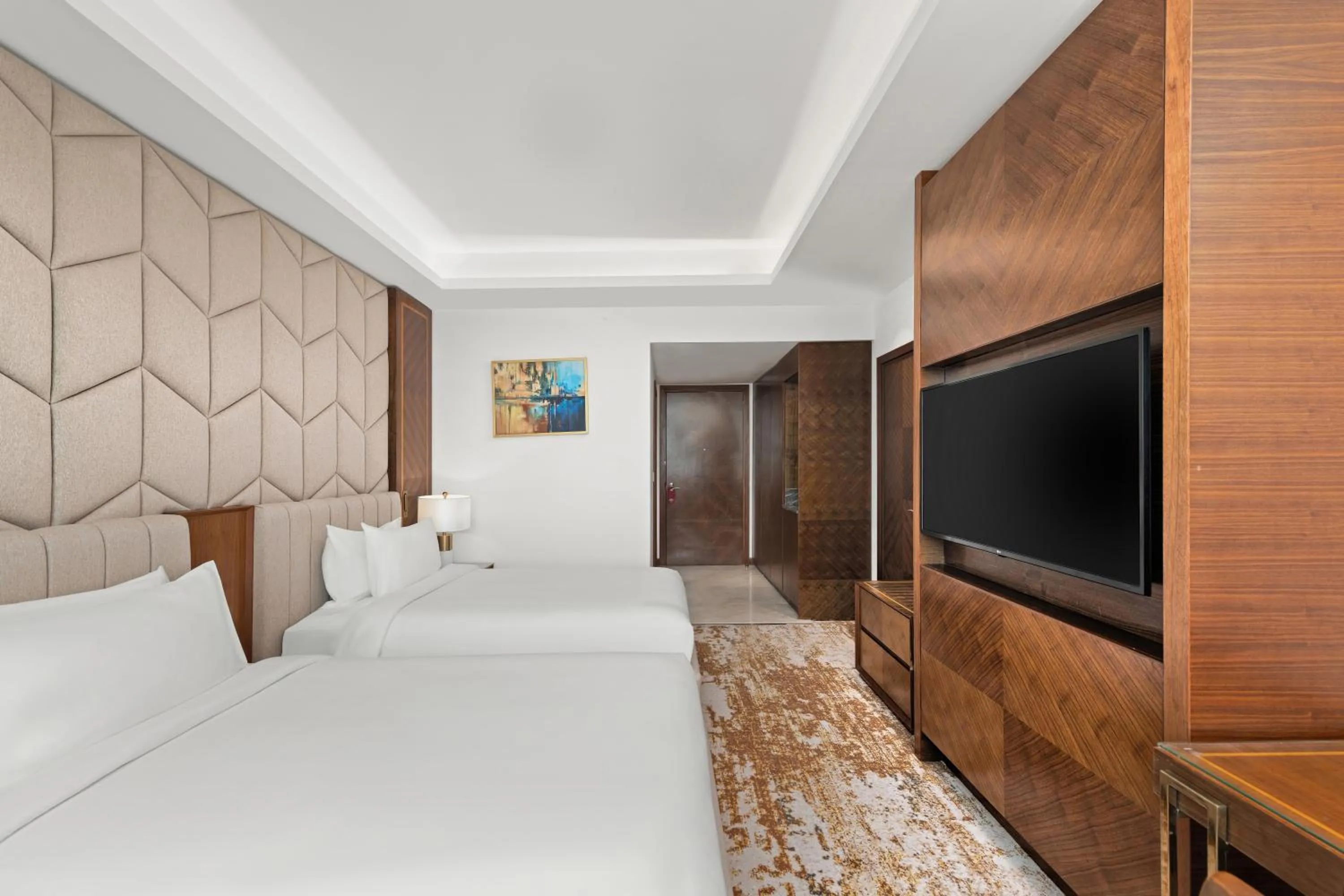 Bed in Movenpick Hotel Centaurus Islamabad