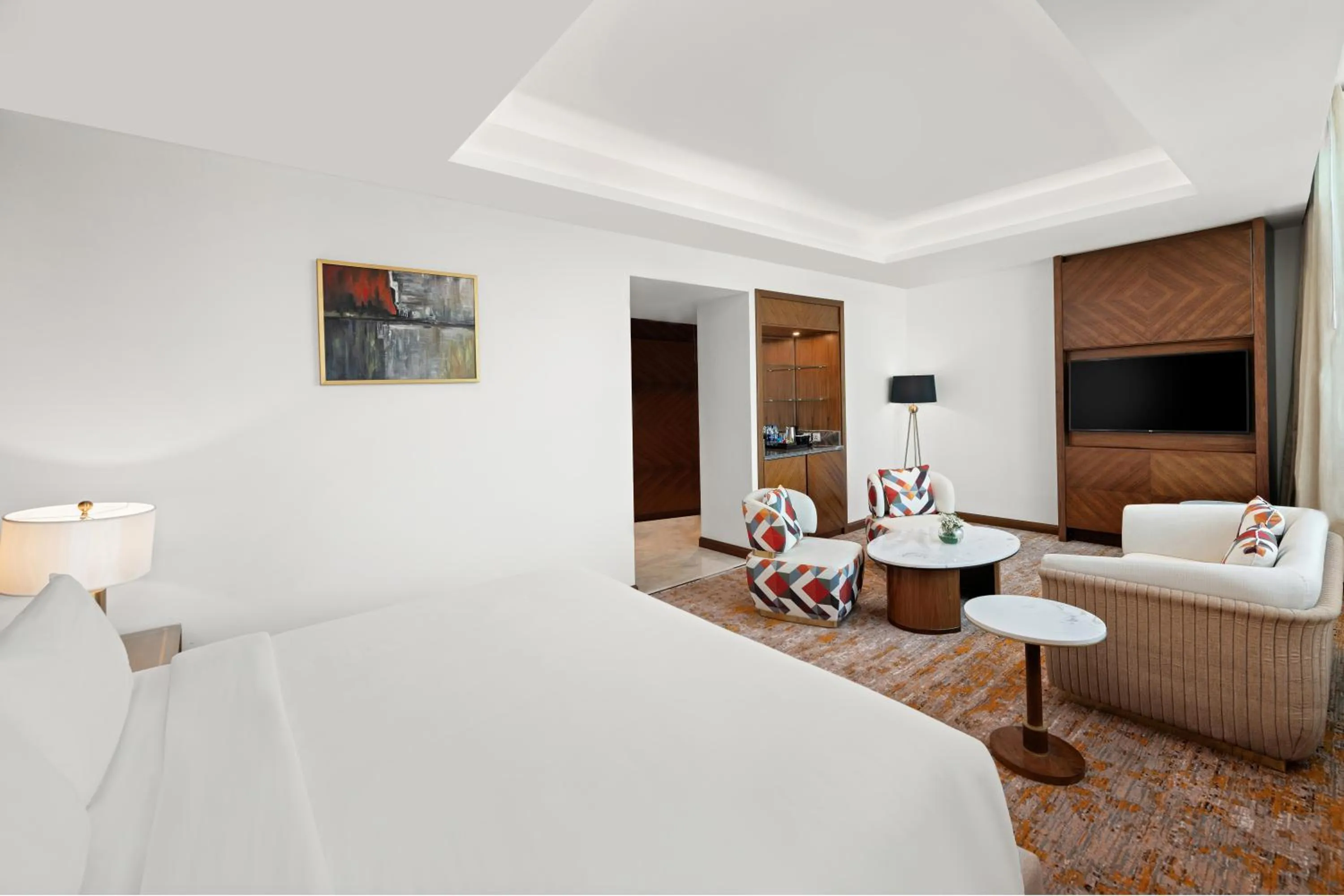 Bed in Movenpick Hotel Centaurus Islamabad