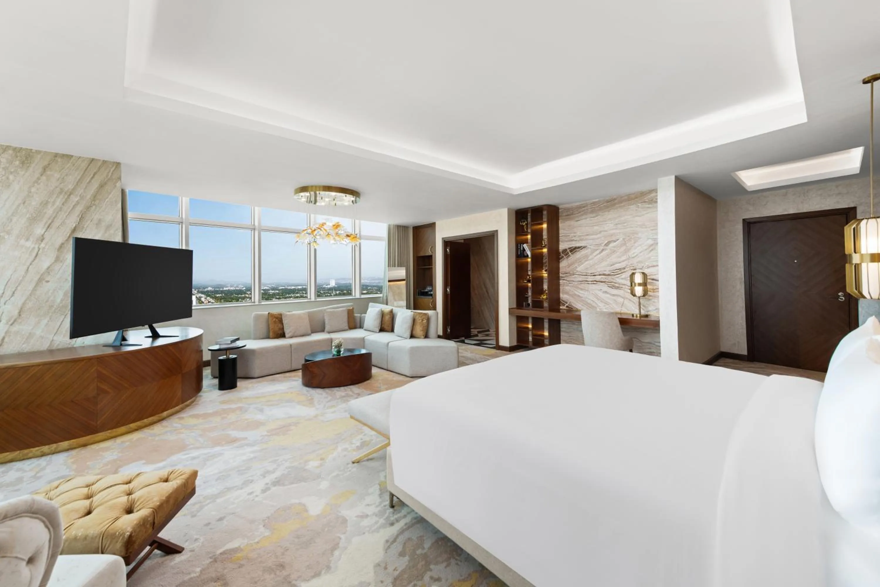 Bed in Movenpick Hotel Centaurus Islamabad