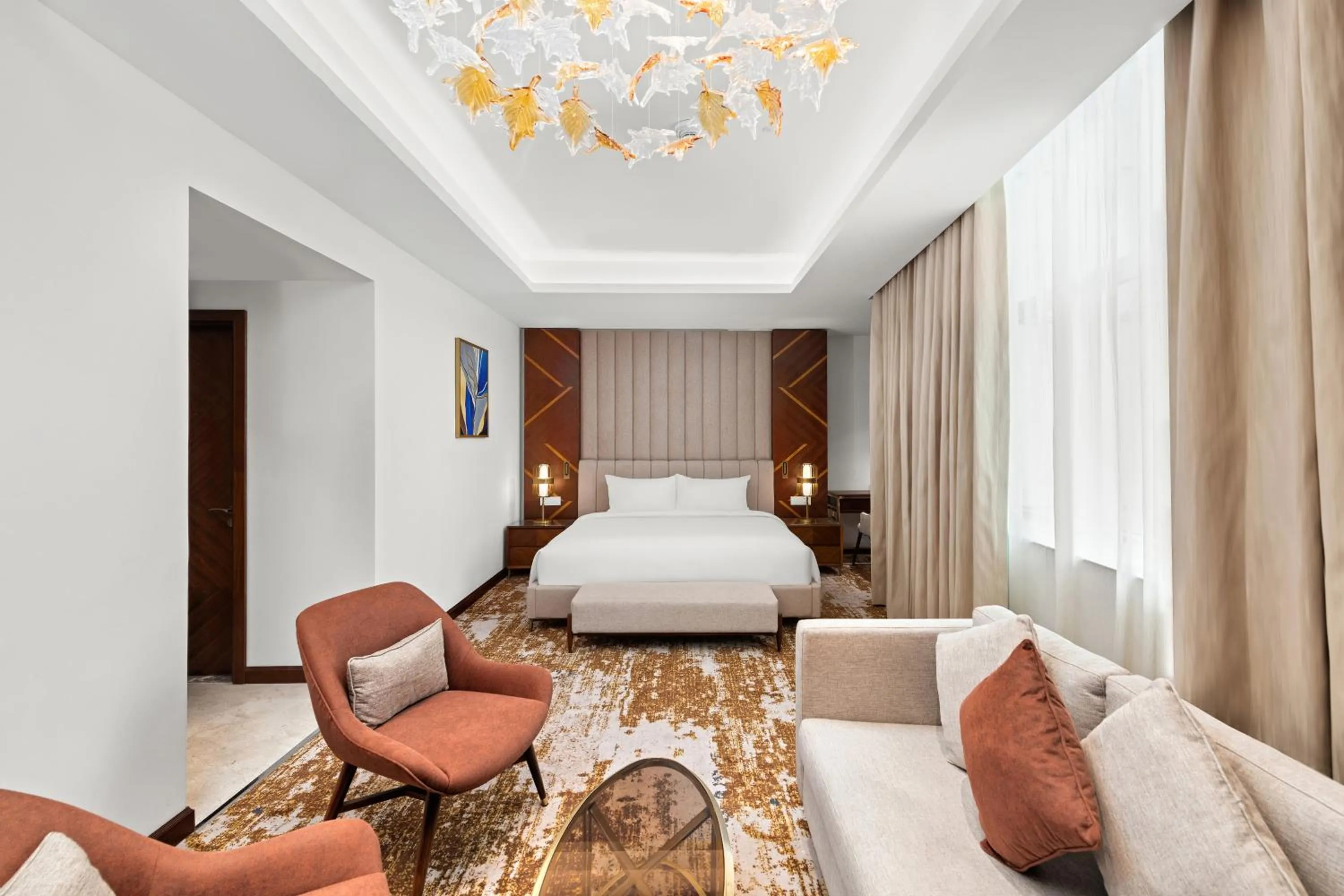 Bed in Movenpick Hotel Centaurus Islamabad