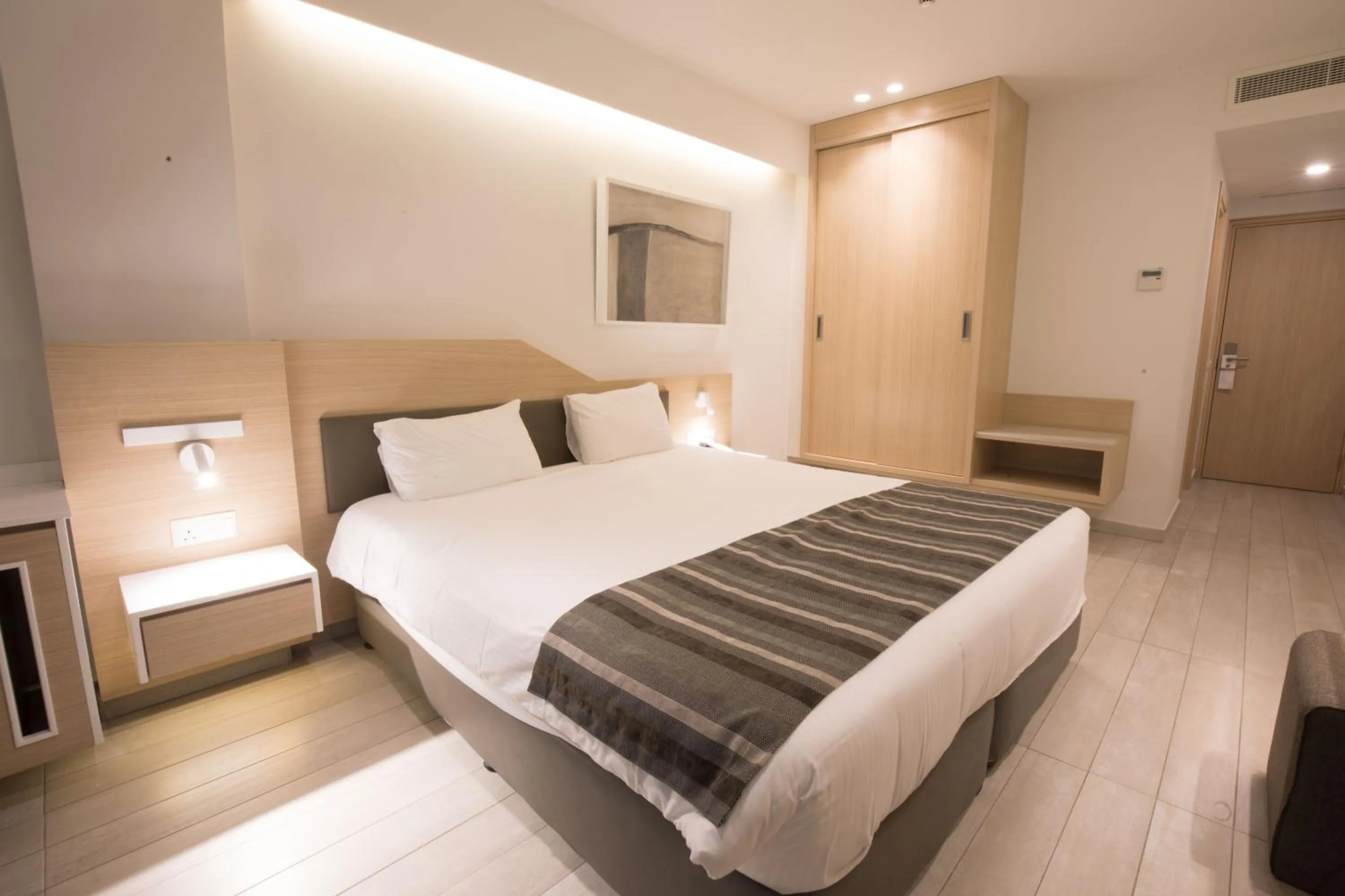 Bedroom in Evalena Beach Hotel