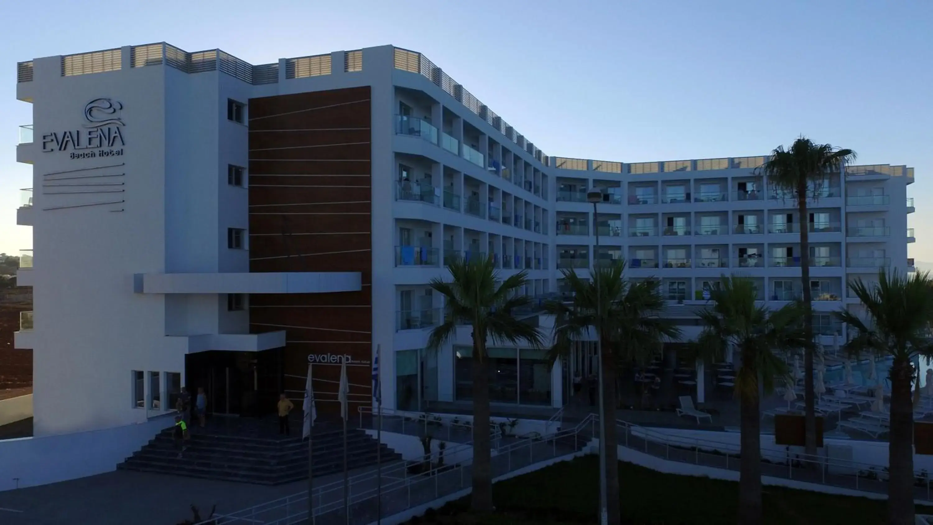 Property building in Evalena Beach Hotel Property building in Evalena Beach Hotel