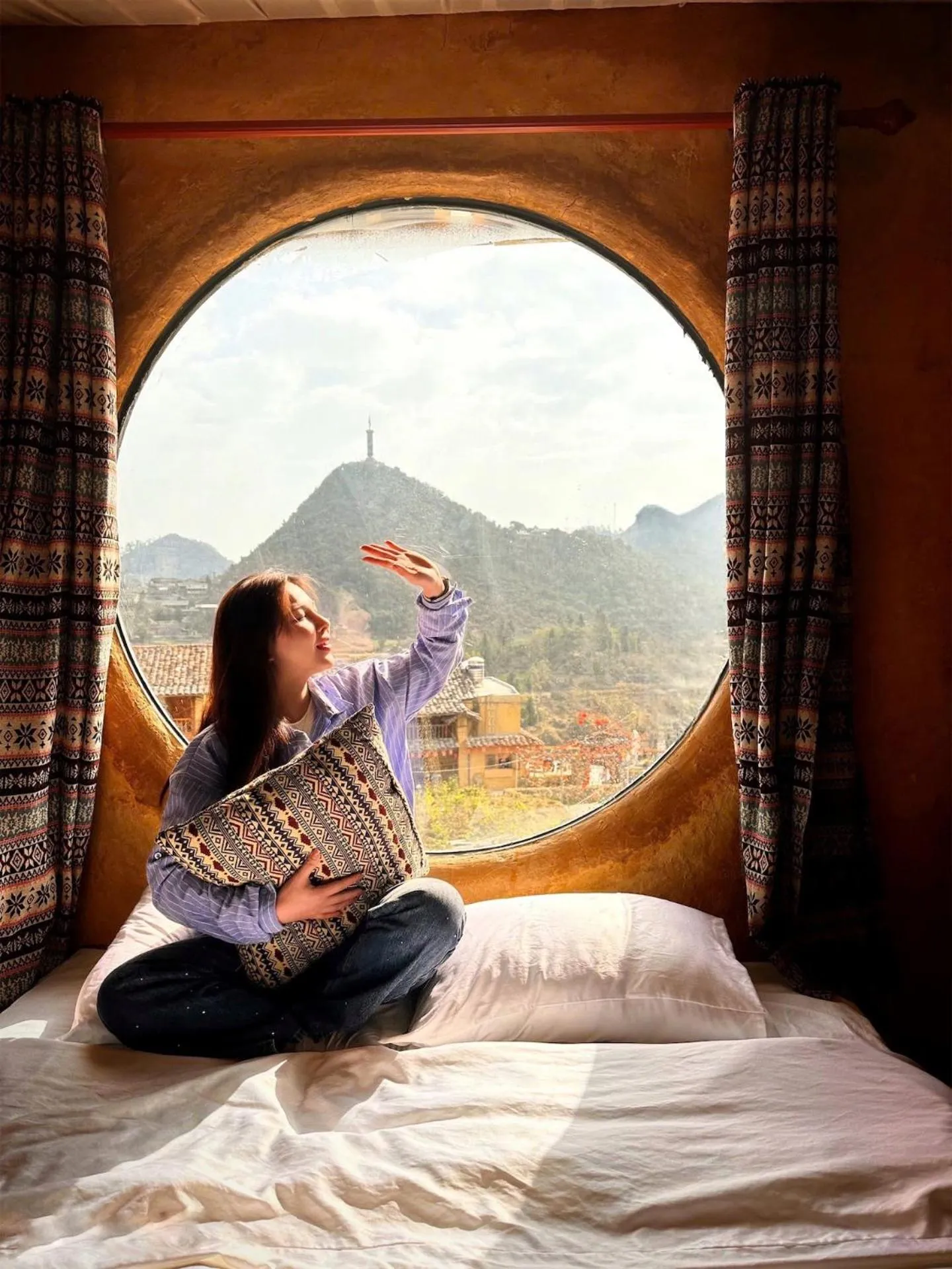 Bed in Chanh Homestay Lô Lô Chải