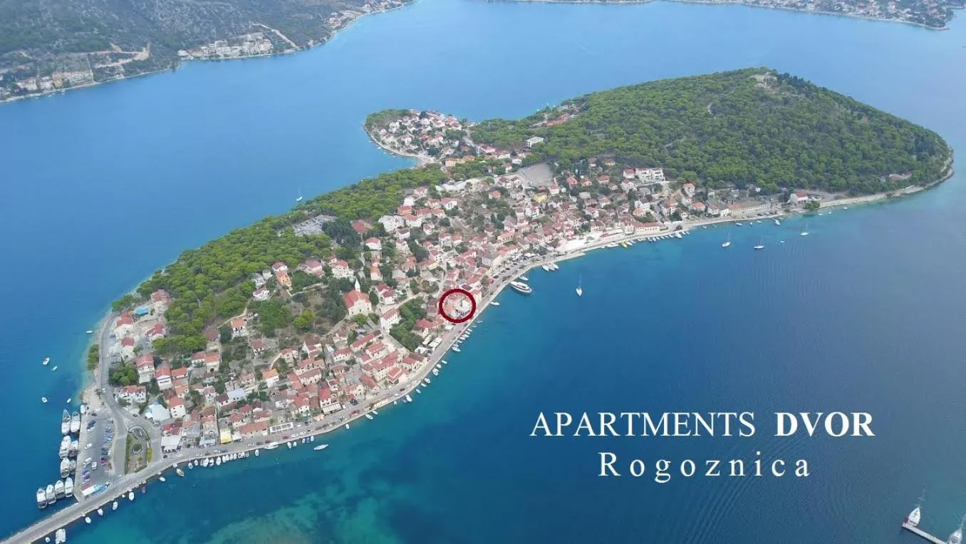 Bird's eye view in Apartments Dvor