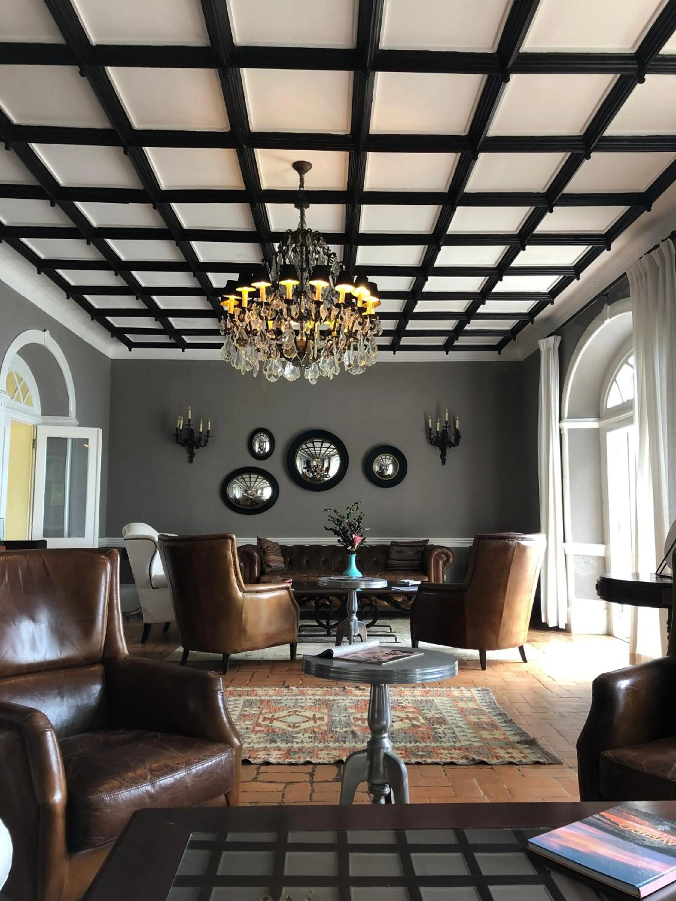 Living room in Belo Monte Hotel and Museum