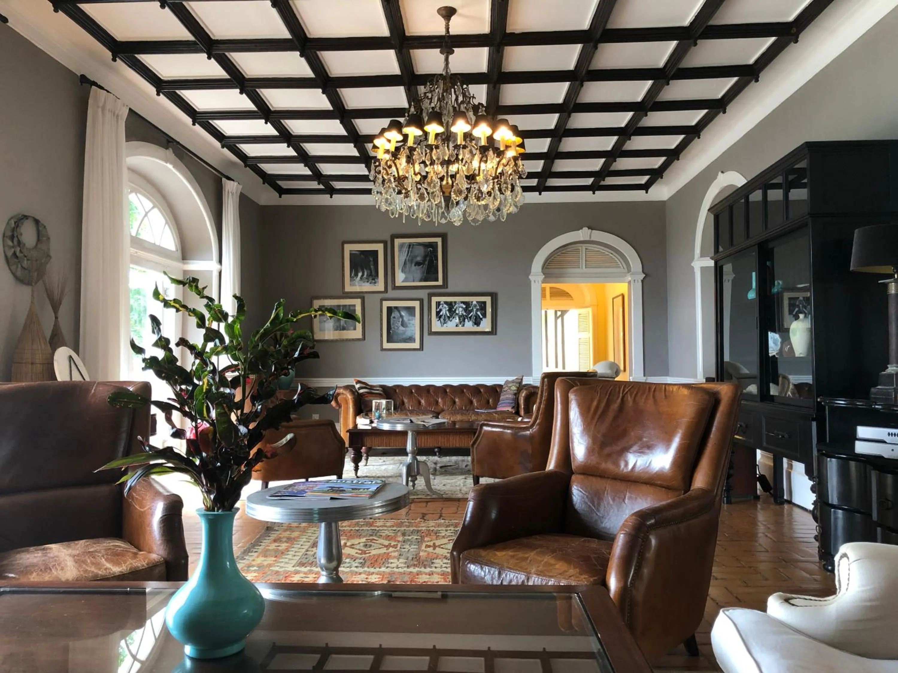 Living room in Belo Monte Hotel and Museum