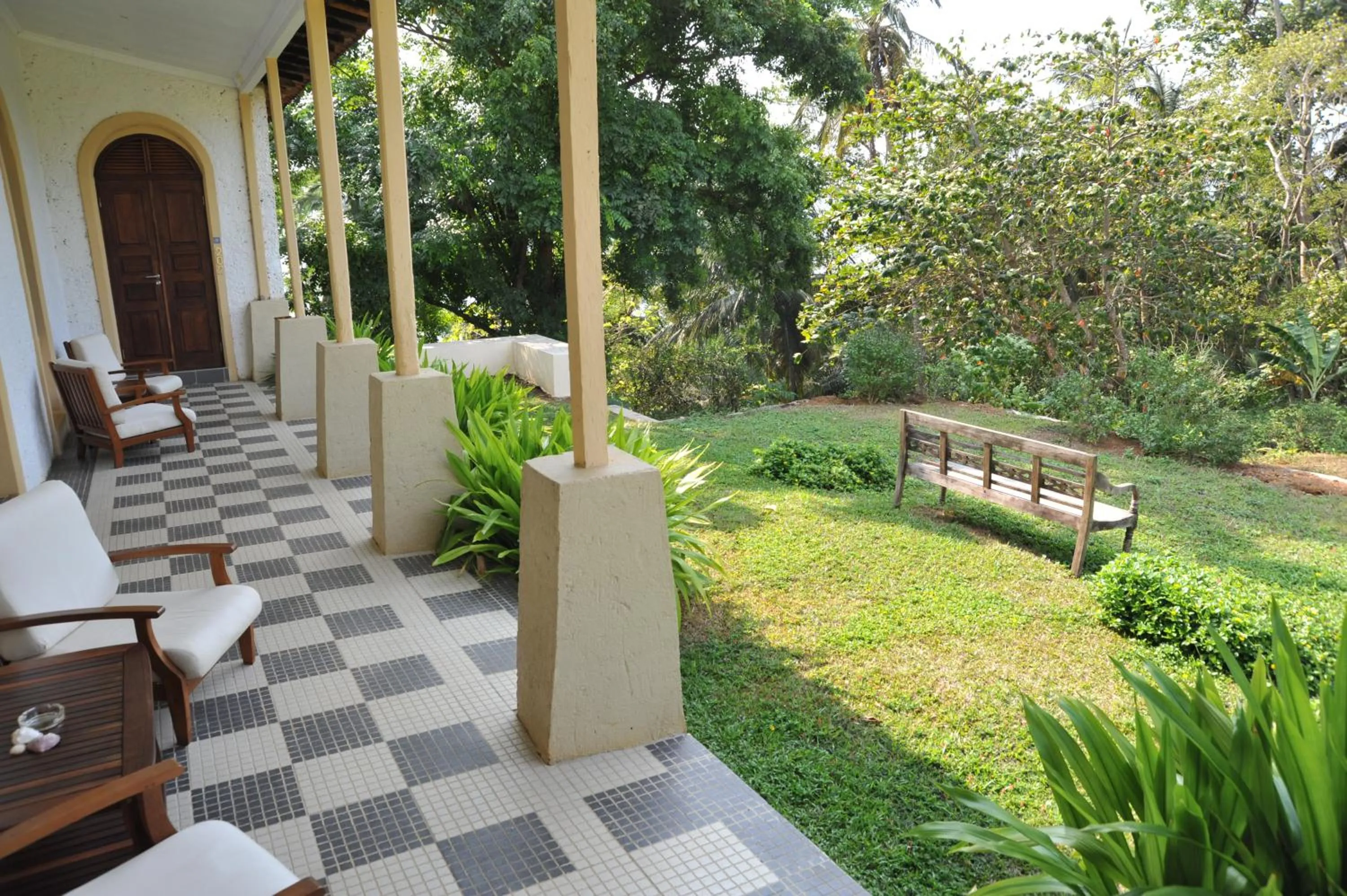 Patio in Belo Monte Hotel and Museum