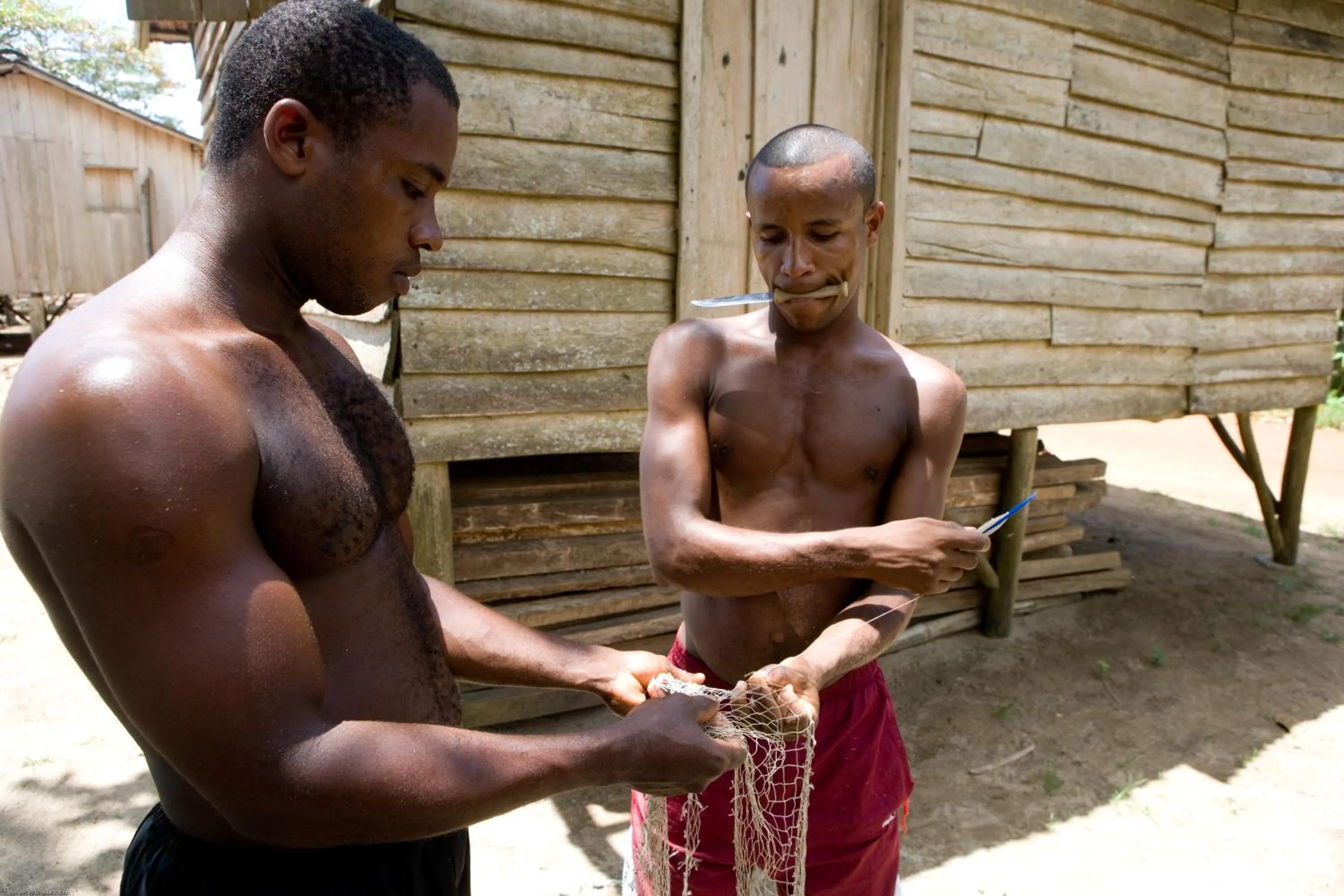 People in Belo Monte Hotel and Museum