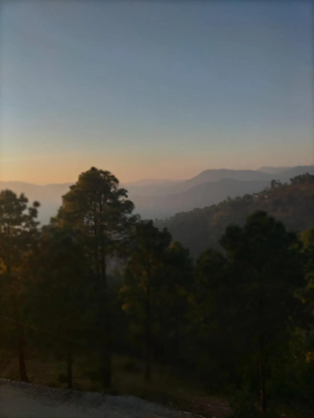 Sunset in Anupraas Resort