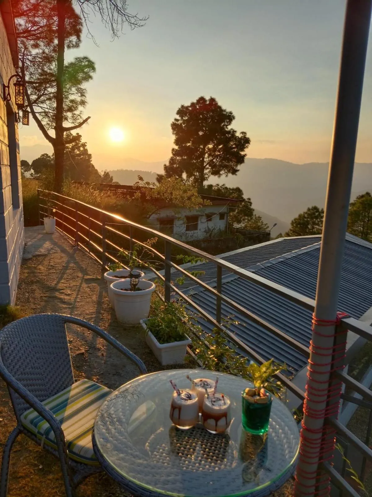 Balcony/Terrace in Anupraas Resort