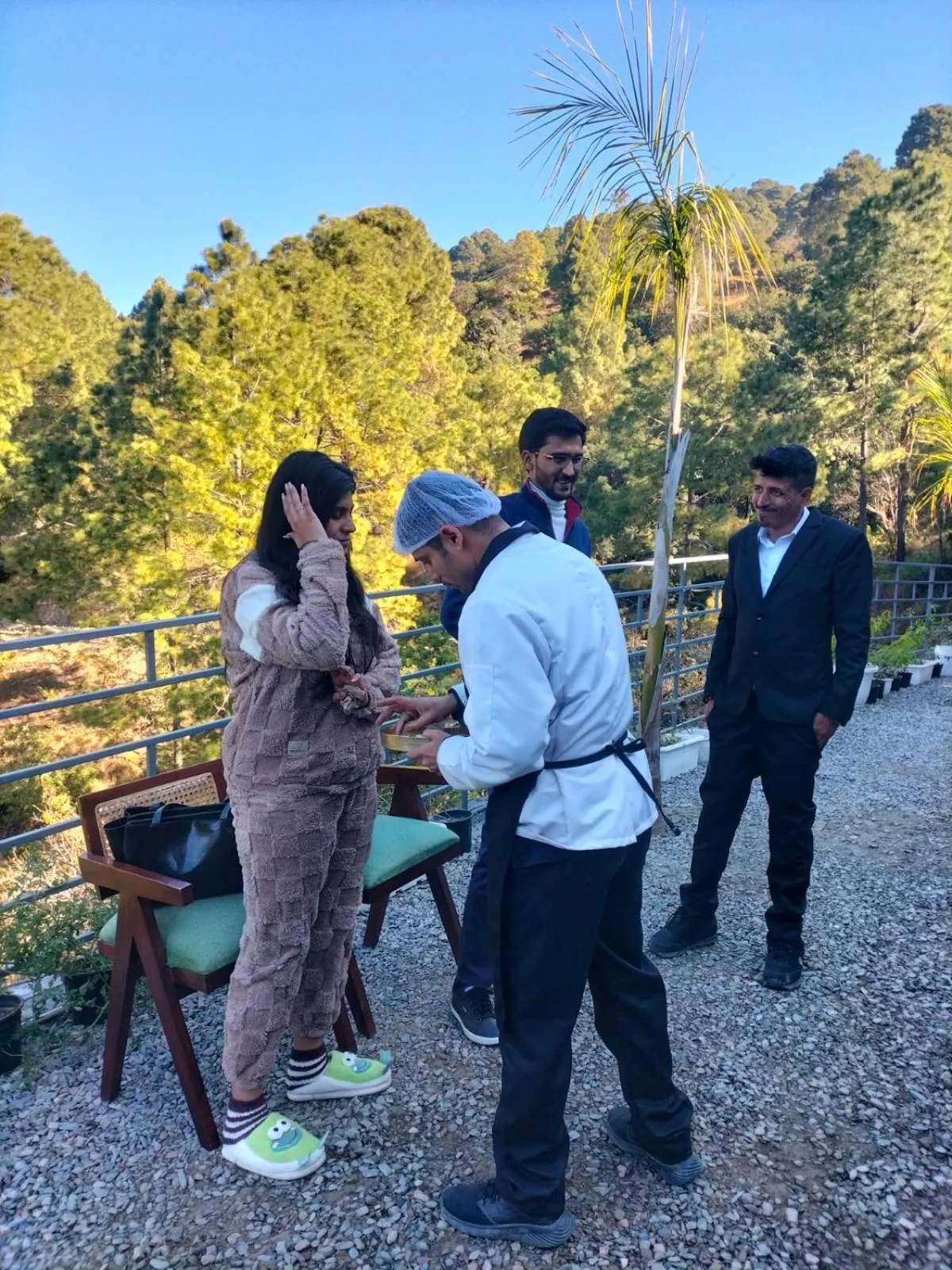 Guests in Anupraas Resort