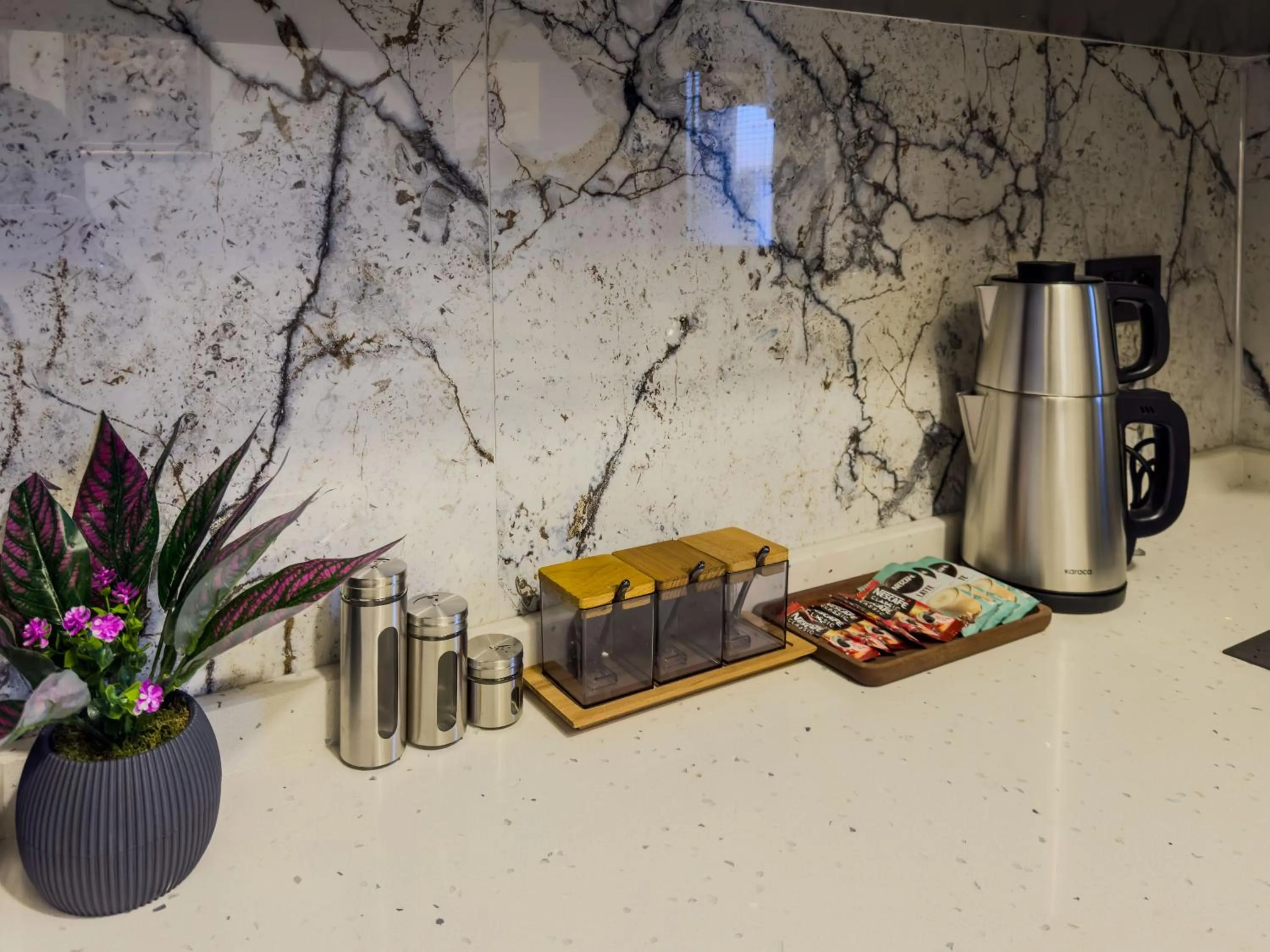 kitchen in Belek 07 Luxury Suites Only For Family