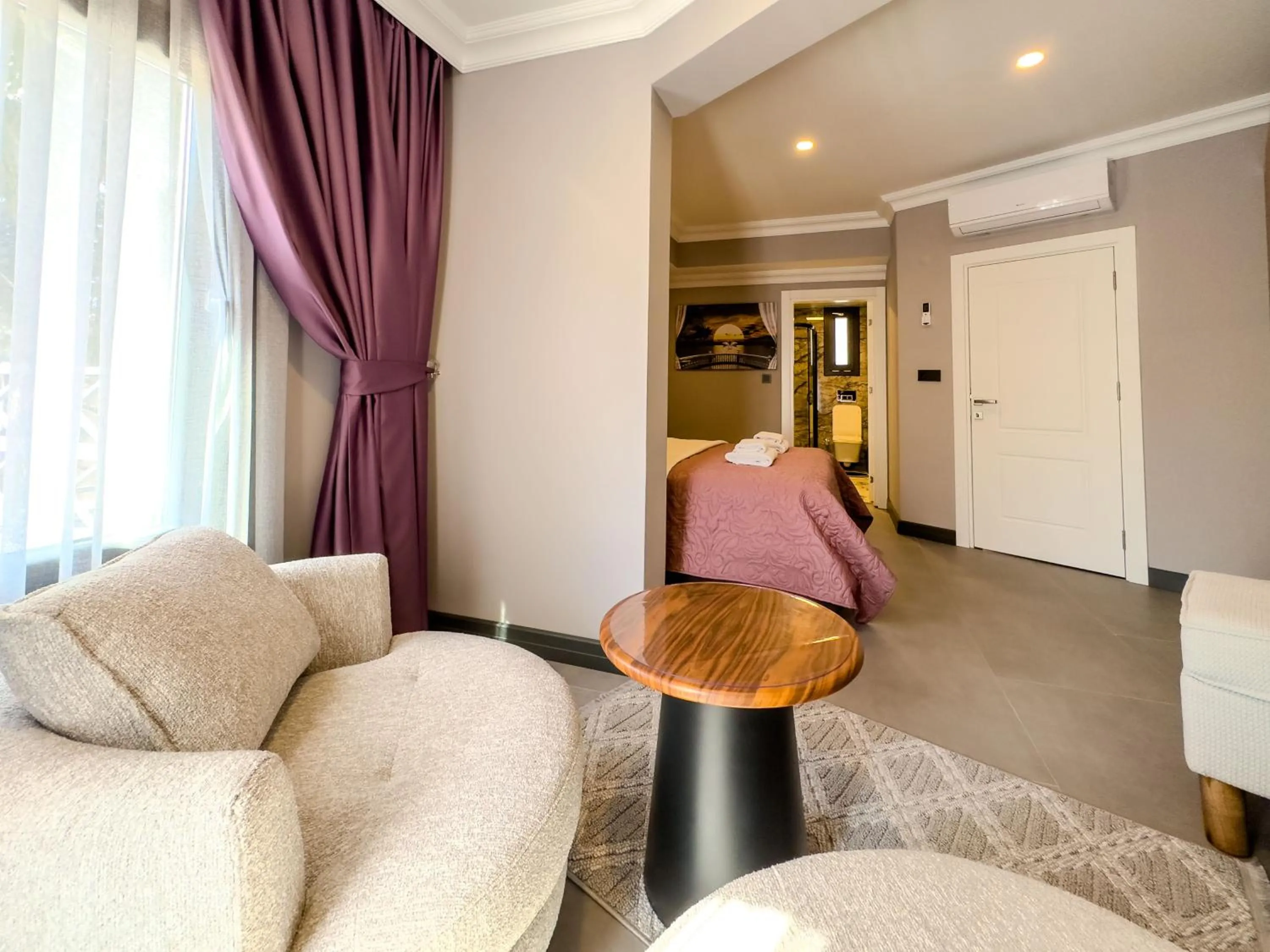 Seating area in Belek 07 Luxury Suites Only For Family