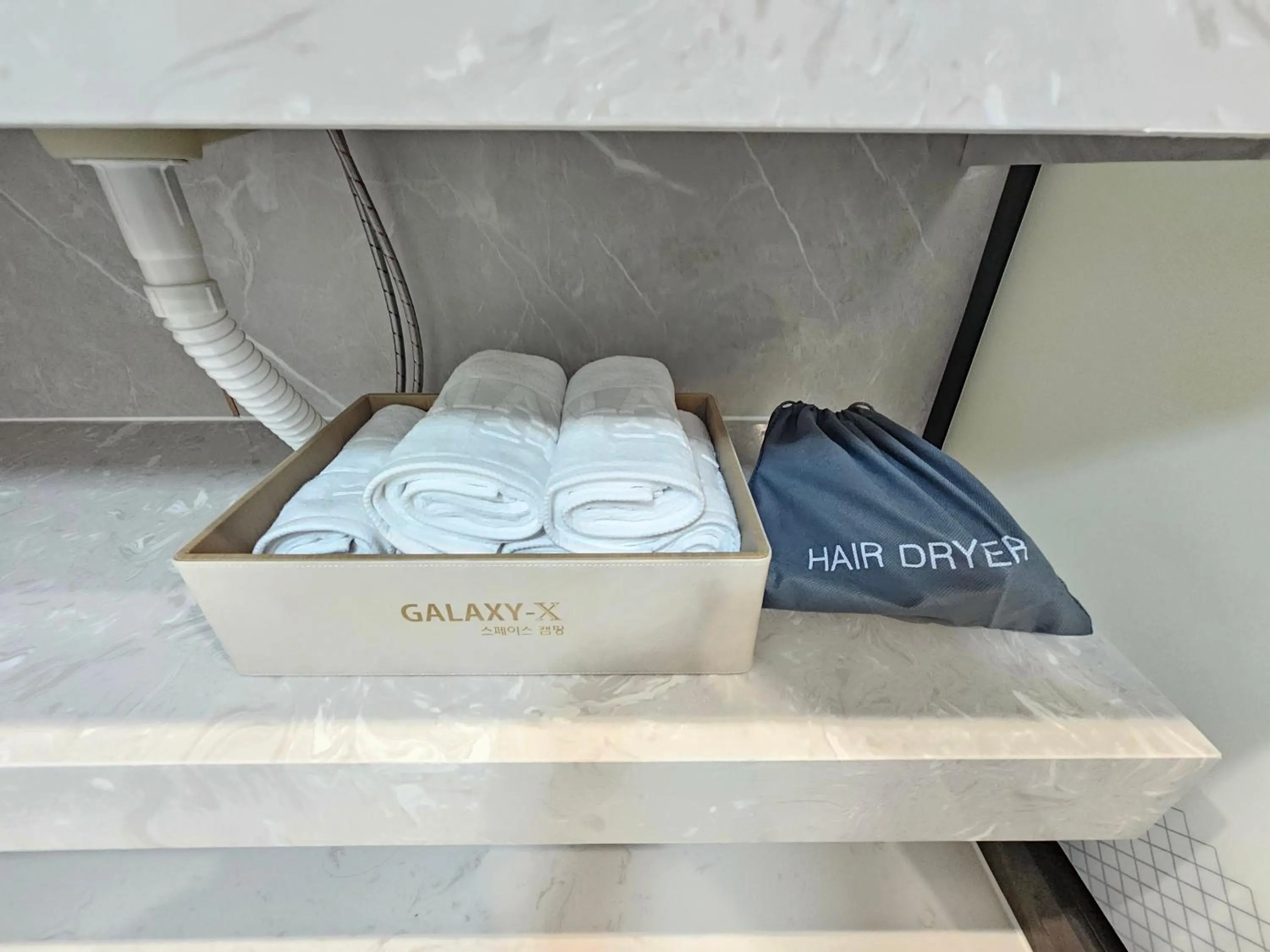 hair dryier in Galaxy X Hotel Type Caravan Glamping & Pension