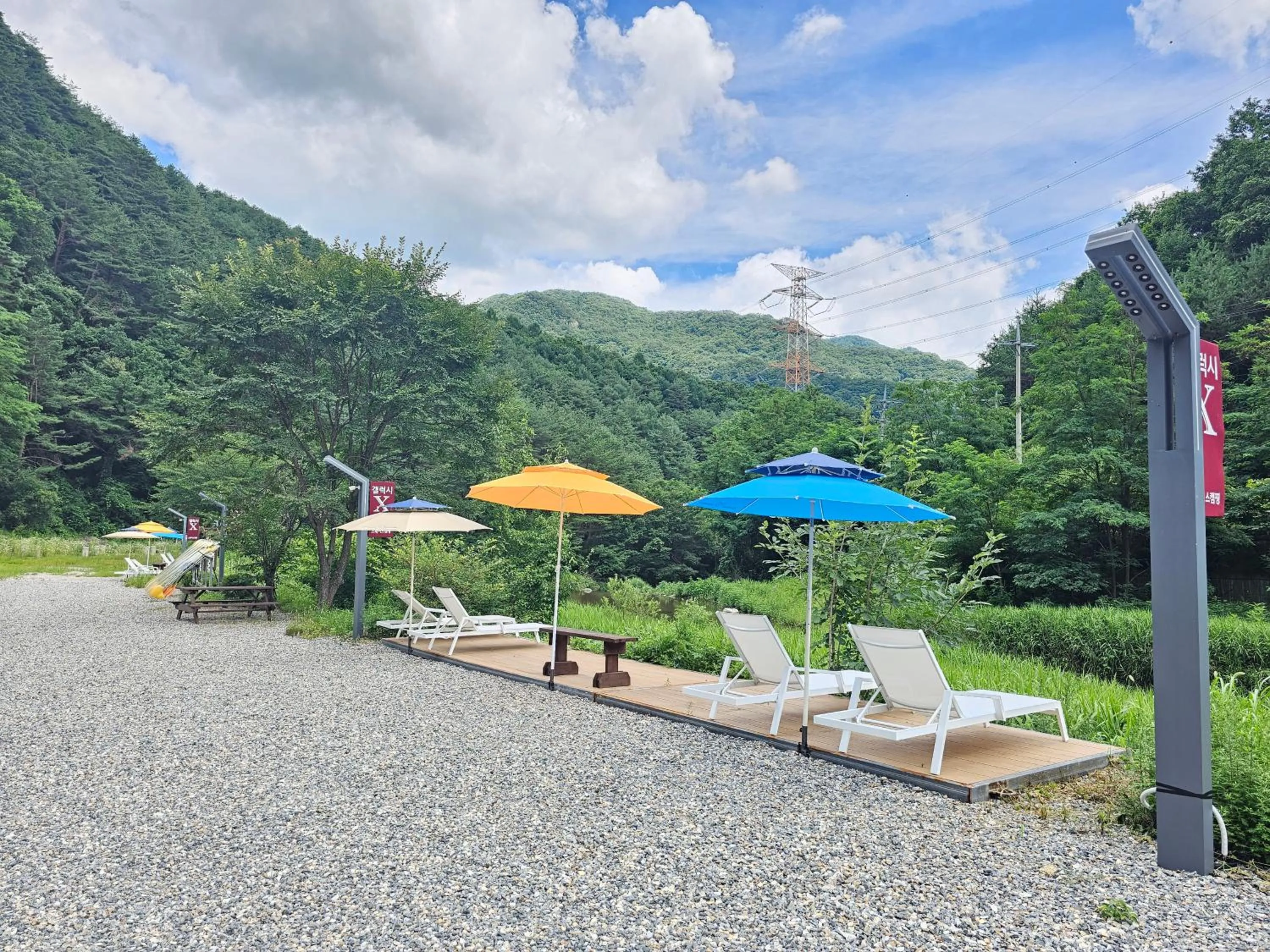 Mountain view in Galaxy X Hotel Type Caravan Glamping & Pension