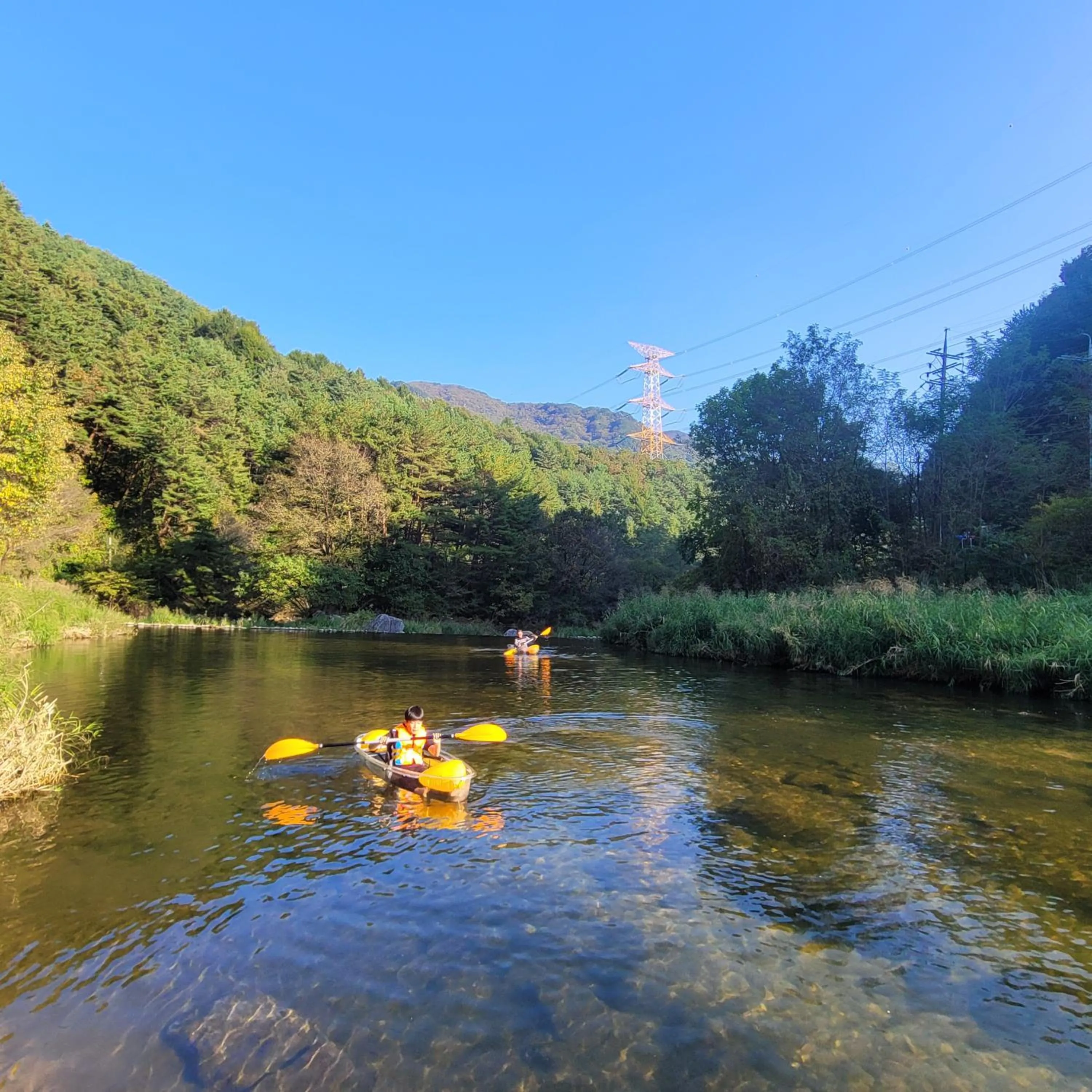 Canoeing in Galaxy X Hotel Type Caravan Glamping & Pension
